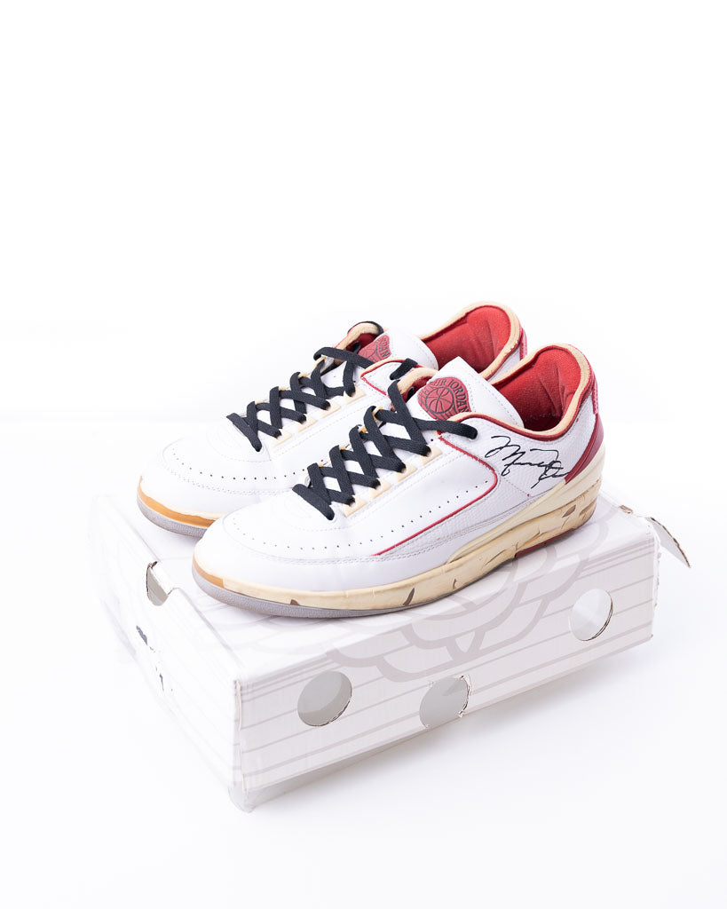 Nike Air Jordan 2 Retro Low SP Off-White White Red - view 3