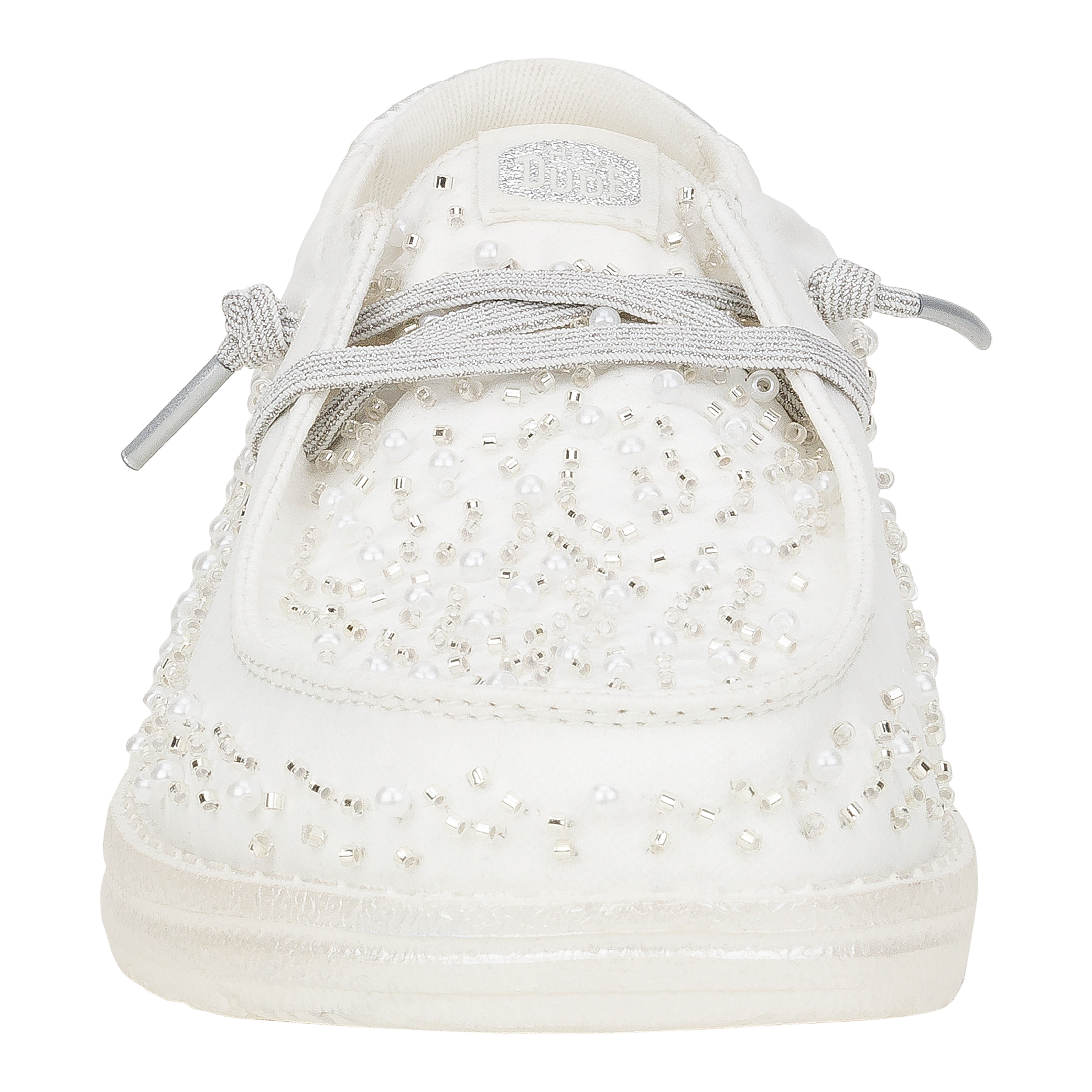 HEYDUDE shoes Wendy Bridal Pearl - White/Silver - view 4