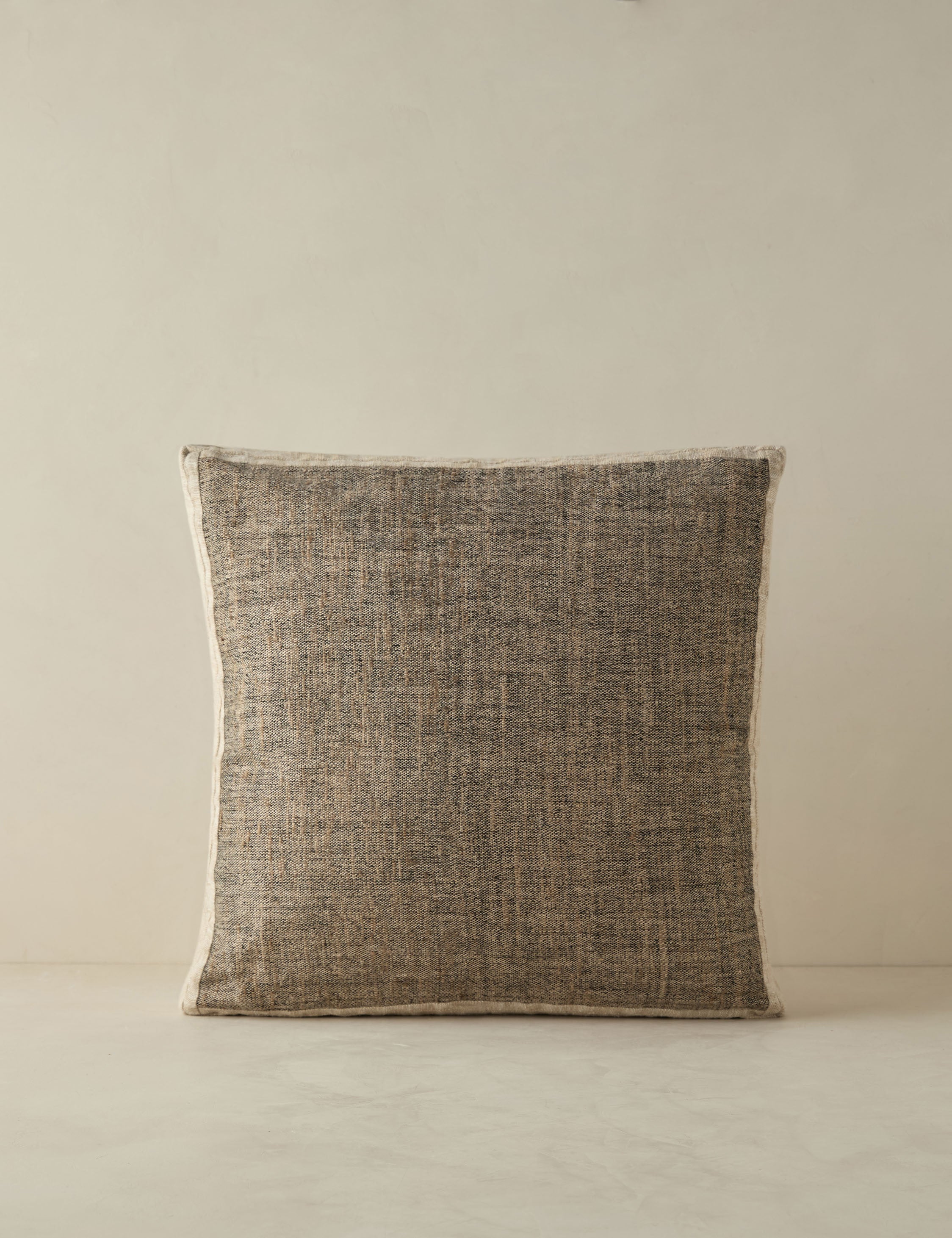 Lulu and Georgia Laba Linen Silk Box Pillow by DISC Interiors
