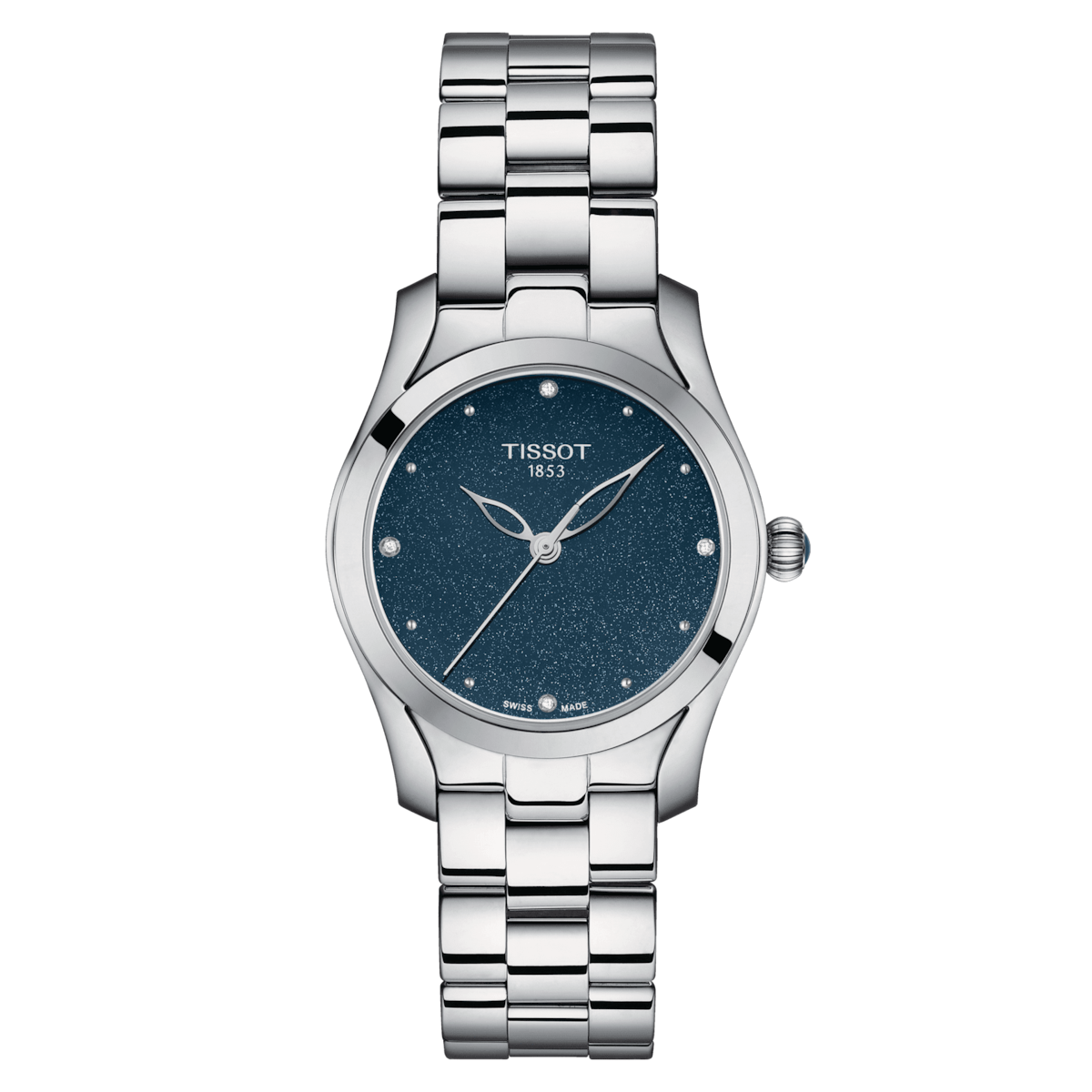 Tissot T-Lady T-Wave Blue Dial Women 30mm - view 2