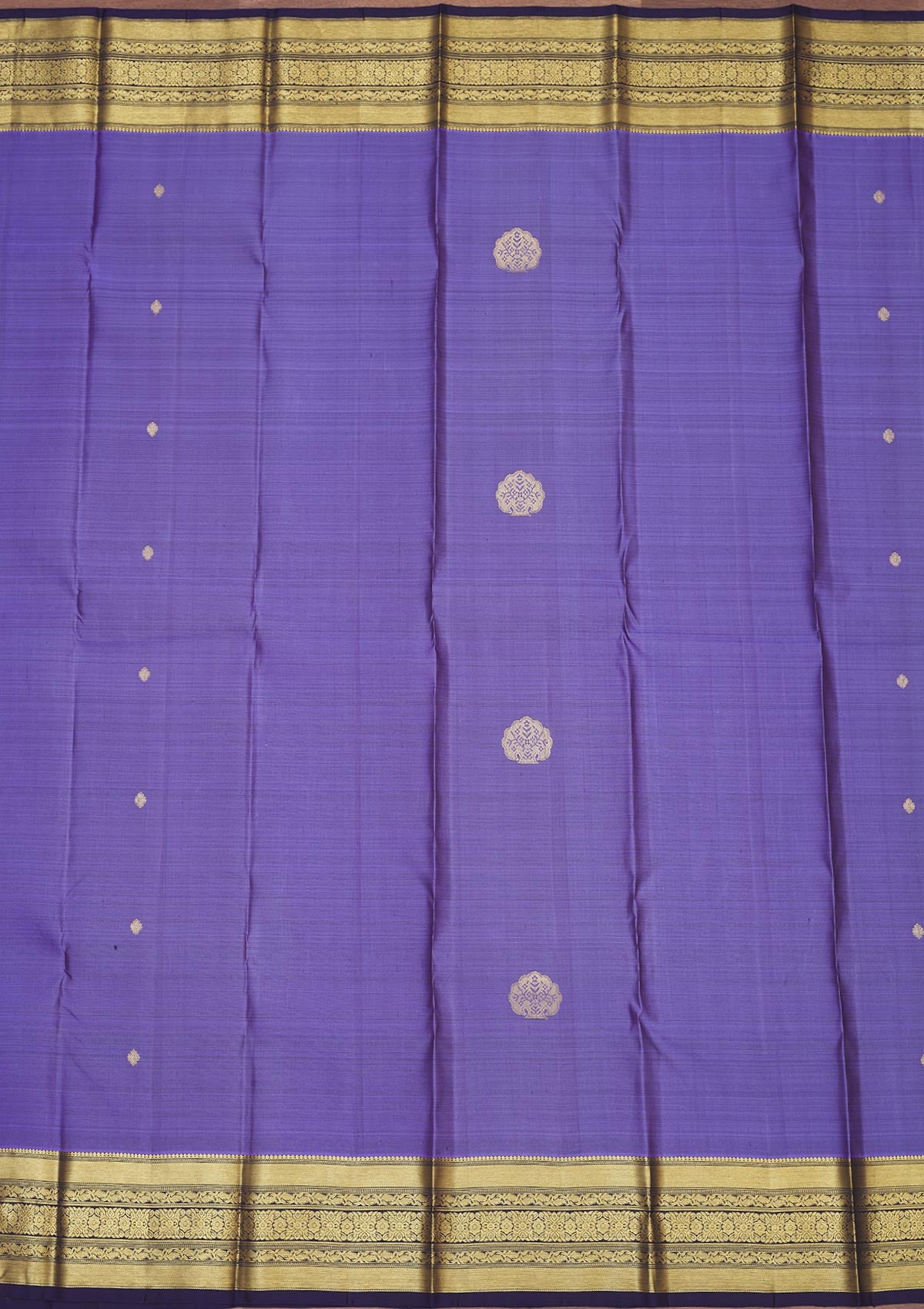 Koskii Purple Zariwork Pure Silk Saree – Women's - view 6