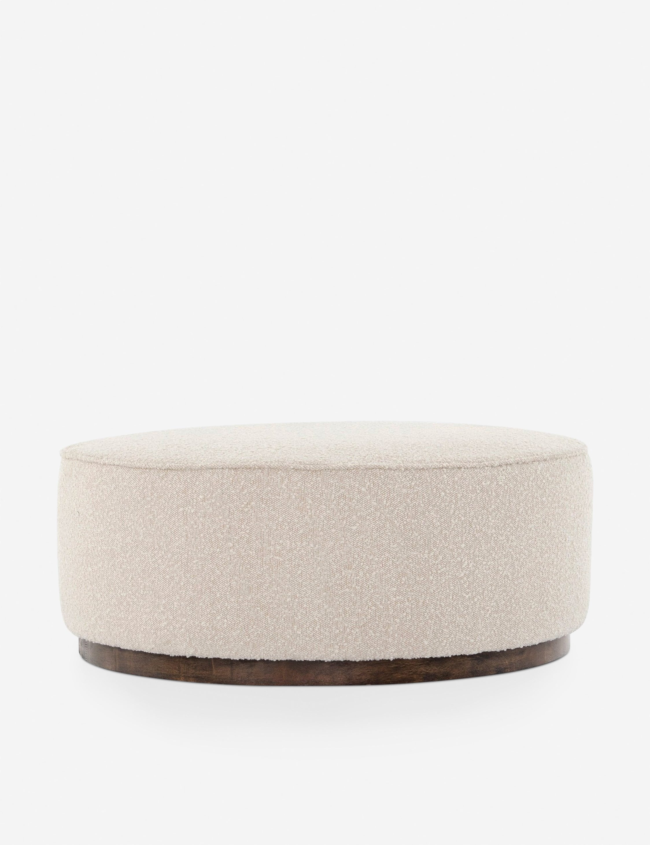 Lulu and Georgia Aldora Round Ottoman