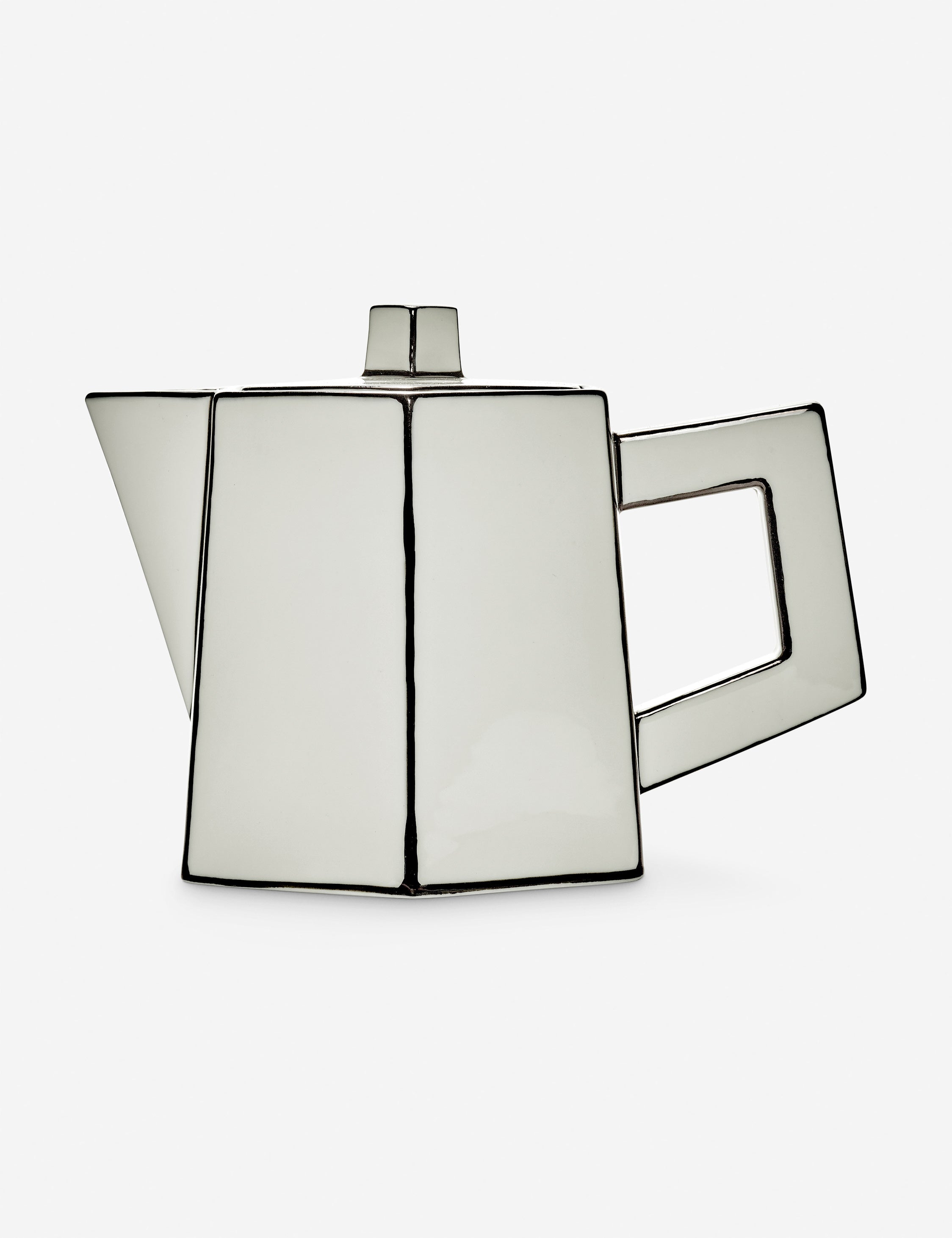 Lulu and Georgia Carte Blanche Teapot by Annebet Philips x Serax - view 2