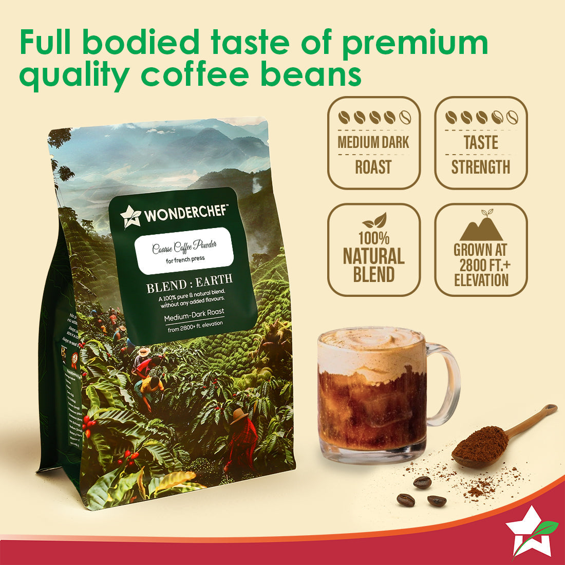 Wonderchef Coffee Powder for French Press | 250 g - view 3
