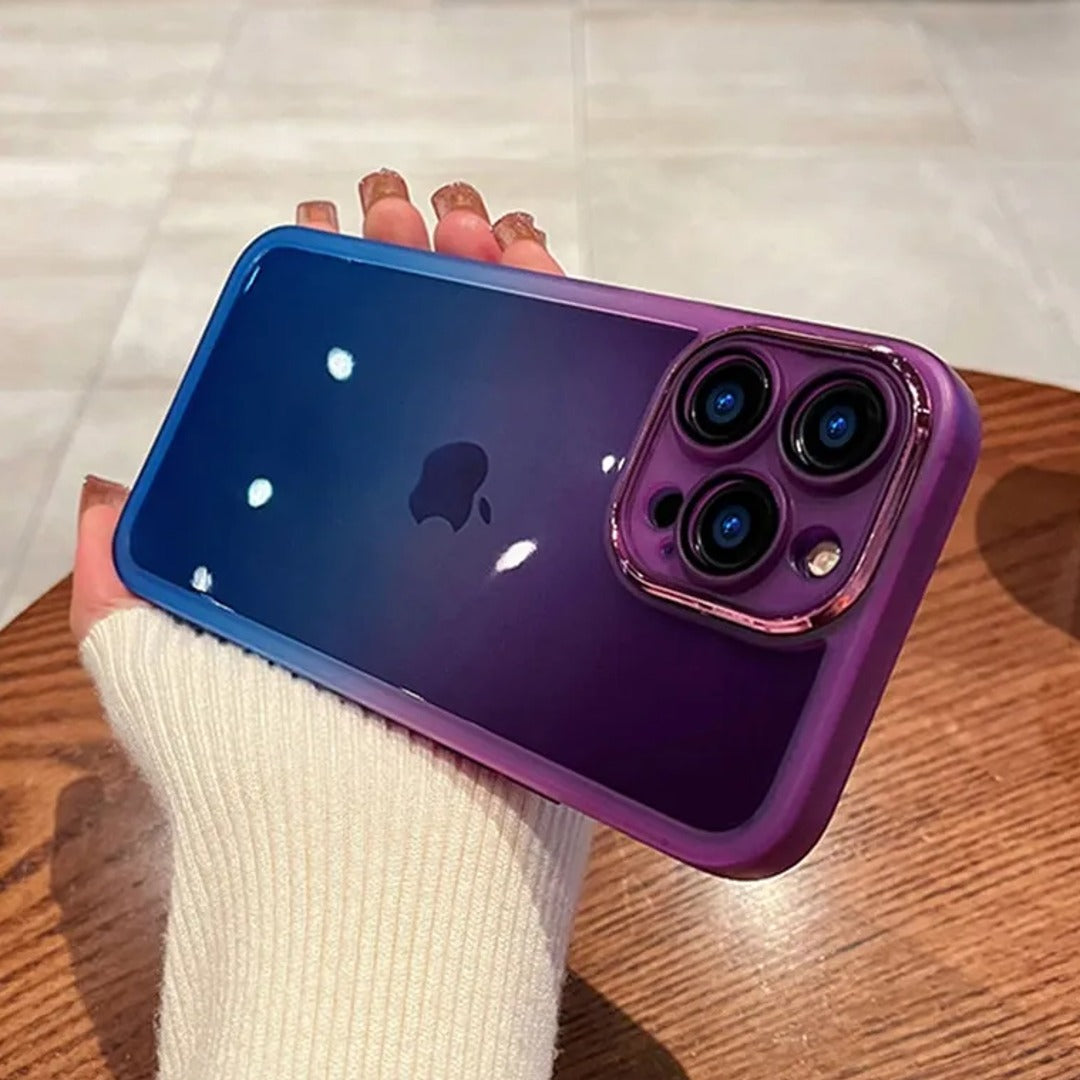 Apple iPhone 14 Series Gradient Clear Phone Case