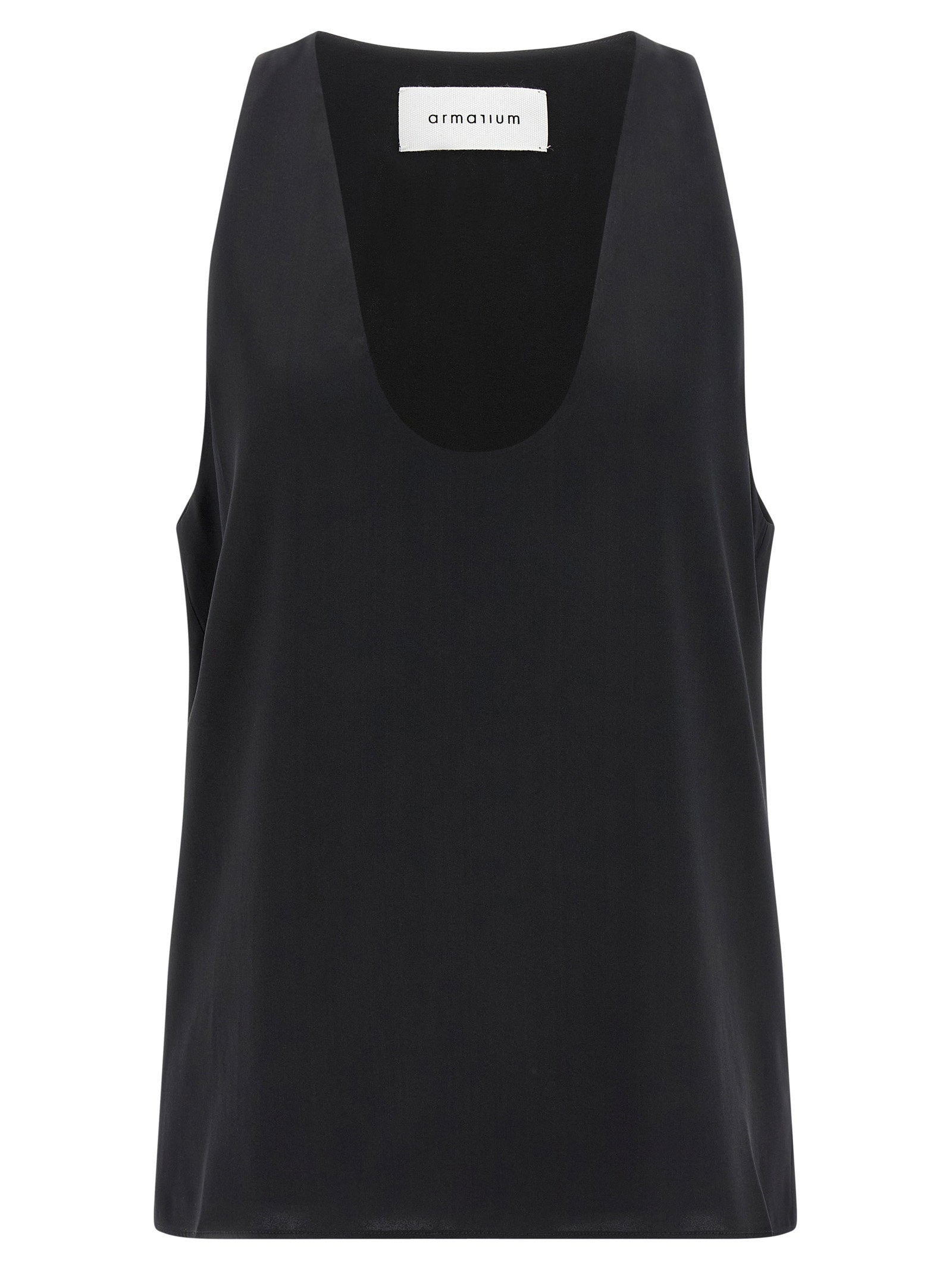 Armarium t-shirts – Armarium Bianca Top – 95% silk, 5% elastane