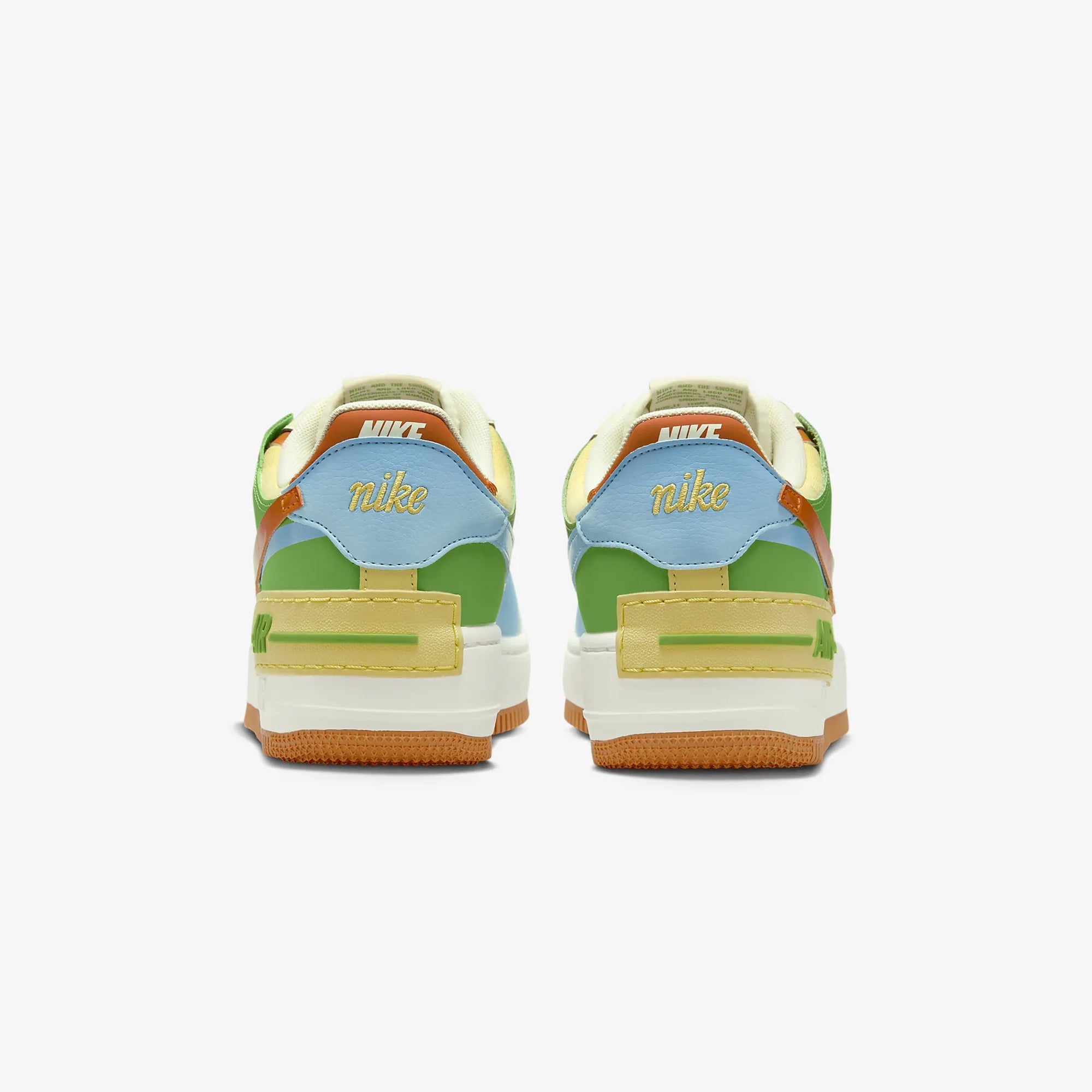 Nike | AIR FORCE 1 SHADOW { COCONUT MILK/MONARCH-AQUARIUS BLUE - view 2