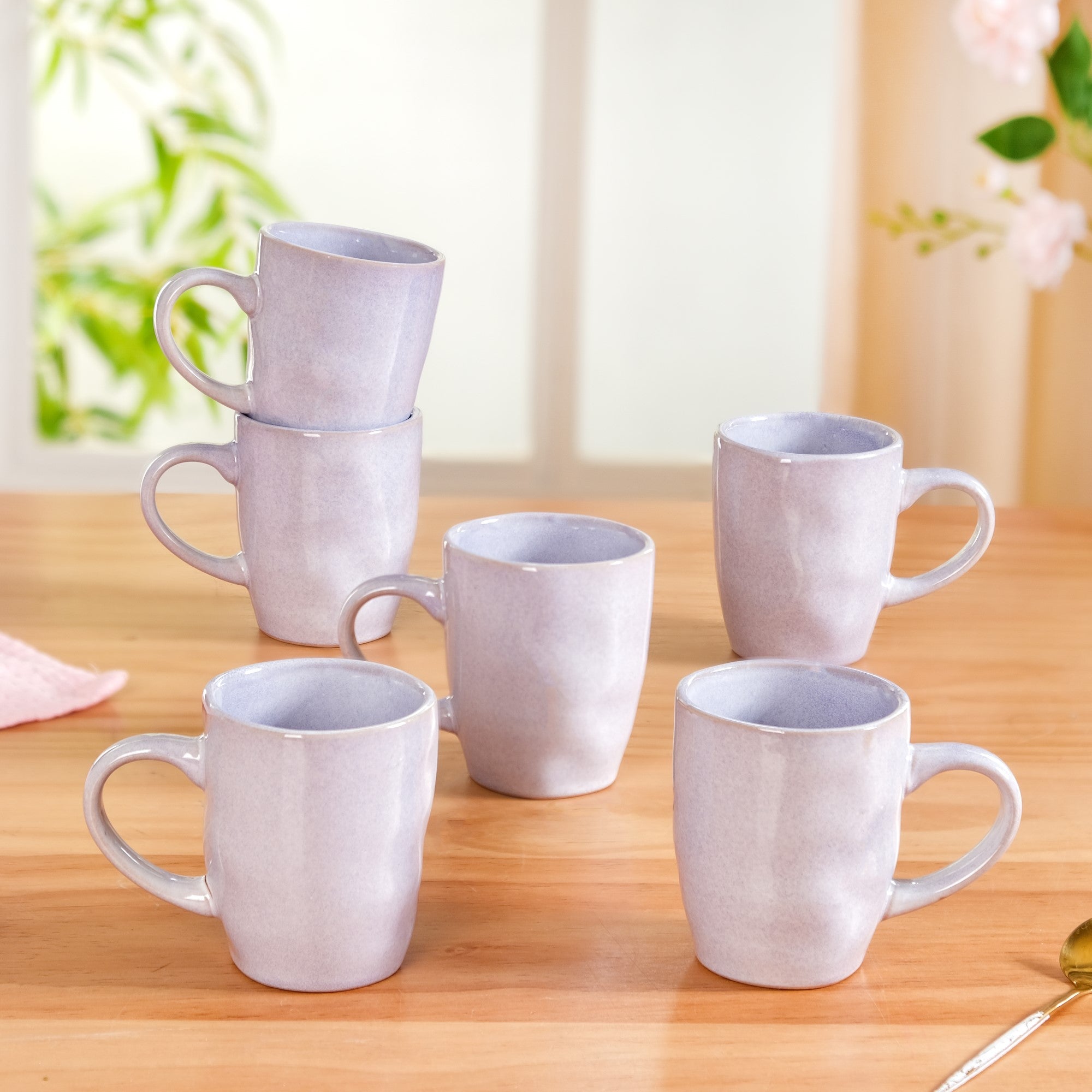 Nestasia Sera Lavender Coffee Mug Set Of 6 250ml