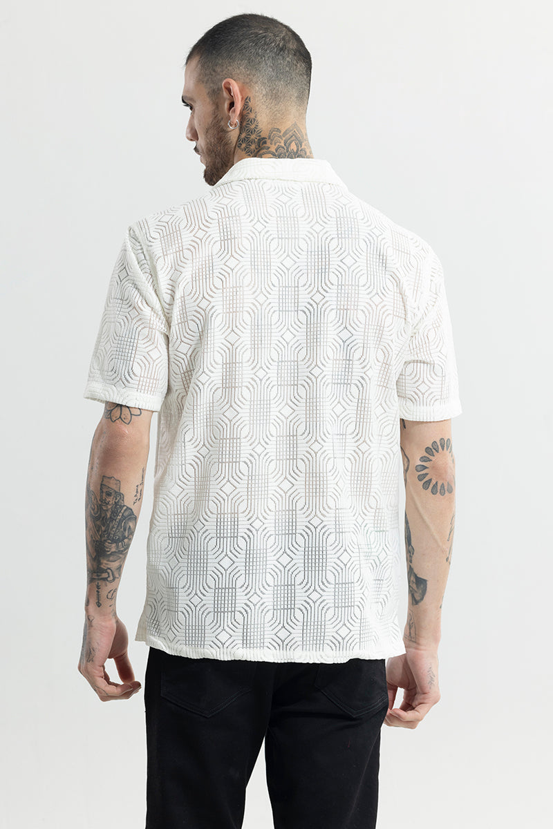 SNITCH Curvy Quad Cream Hakoba Shirt - view 6