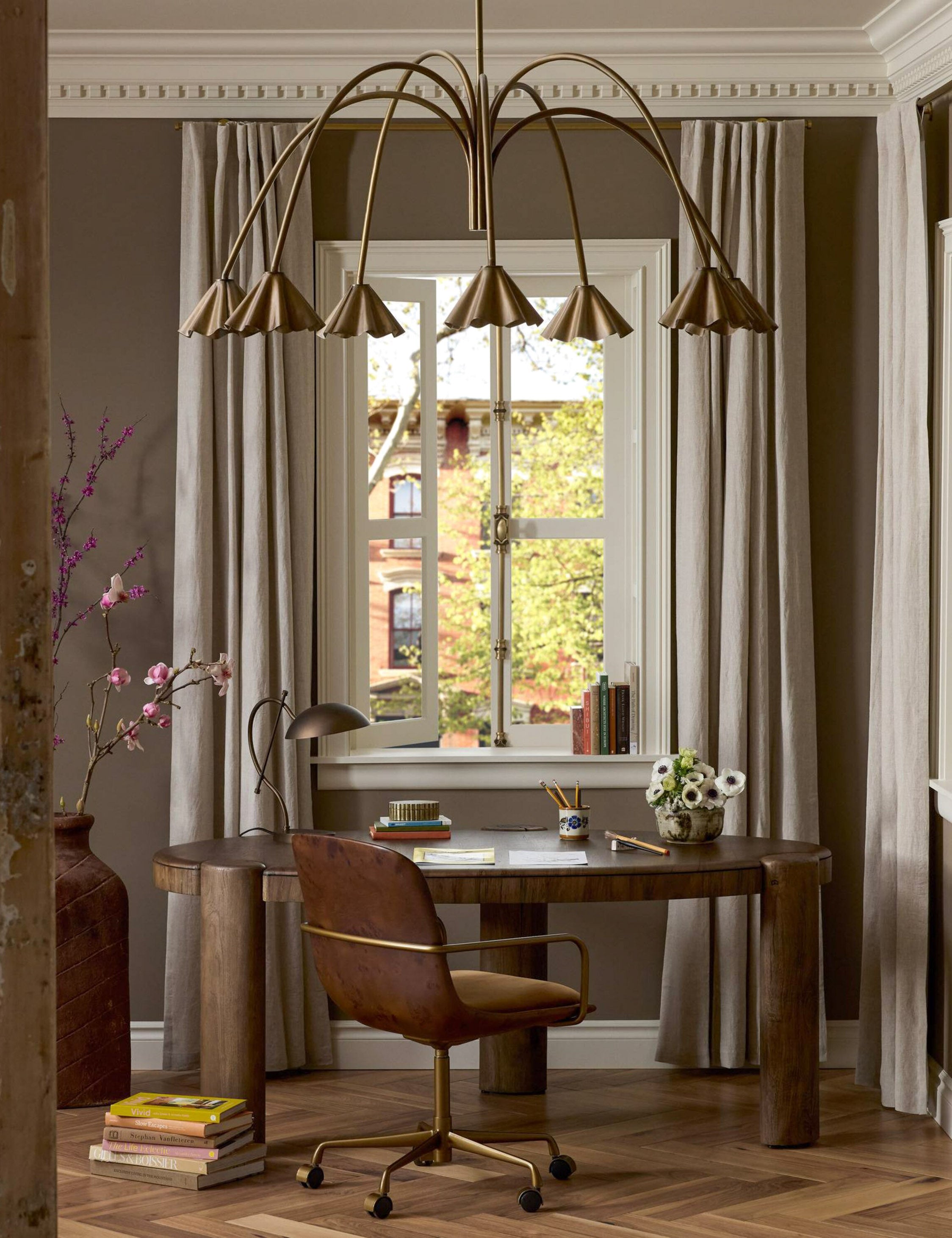 Lulu and Georgia Eliana Chandelier – Antique Brass - view 2