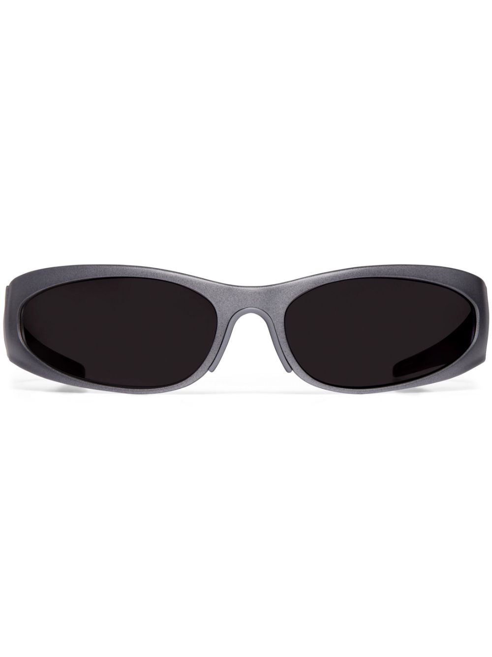 Balenciaga oval-frame sunglasses – Metal