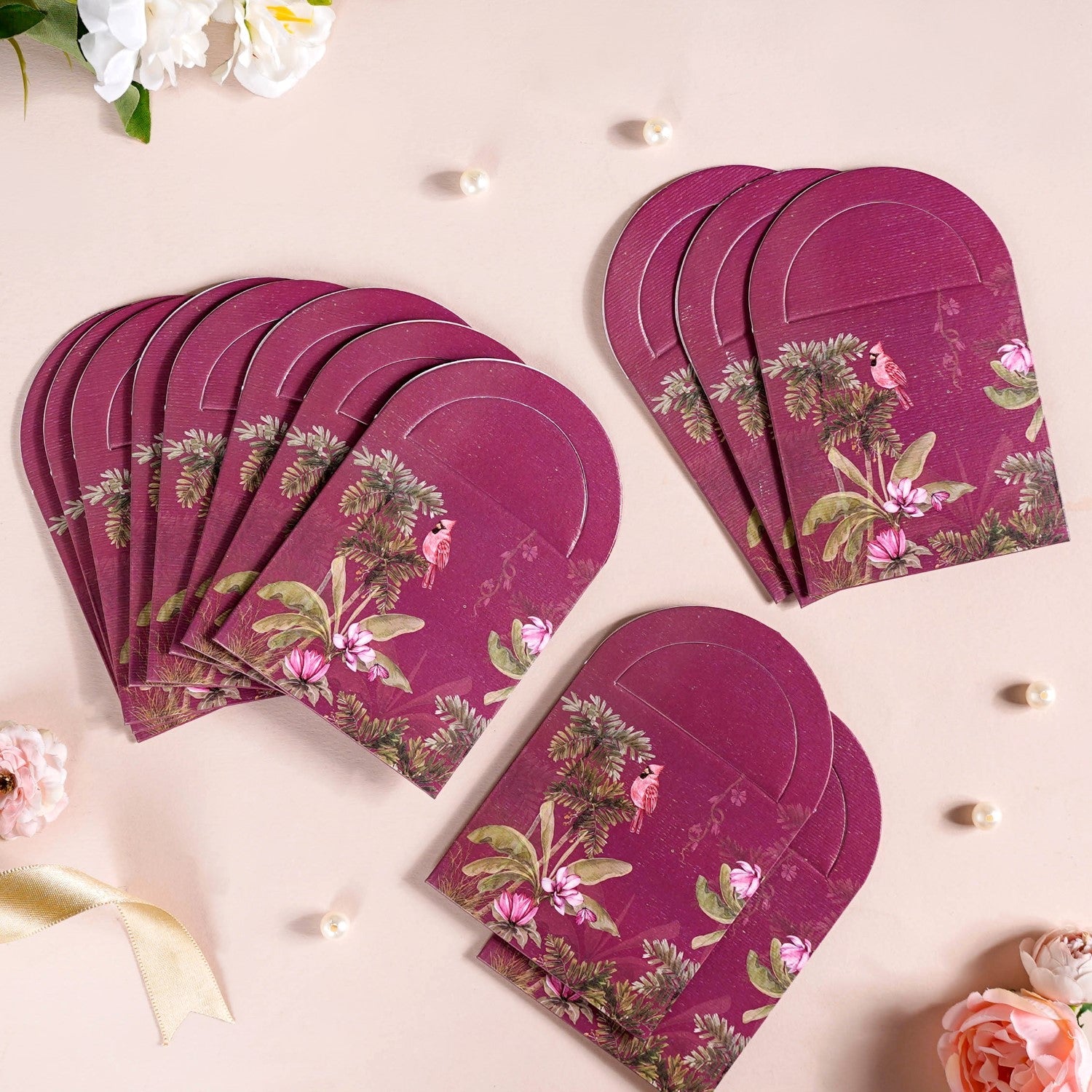 Nestasia Tropical Treasure Shagun Gifting Envelope Set Of 12