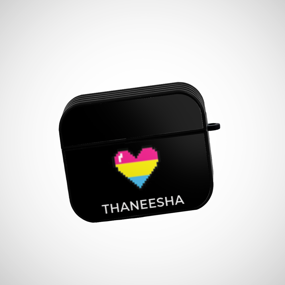 Cover It Up Pride Heart Custom Glass Airpods 3rd Gen Case Covers