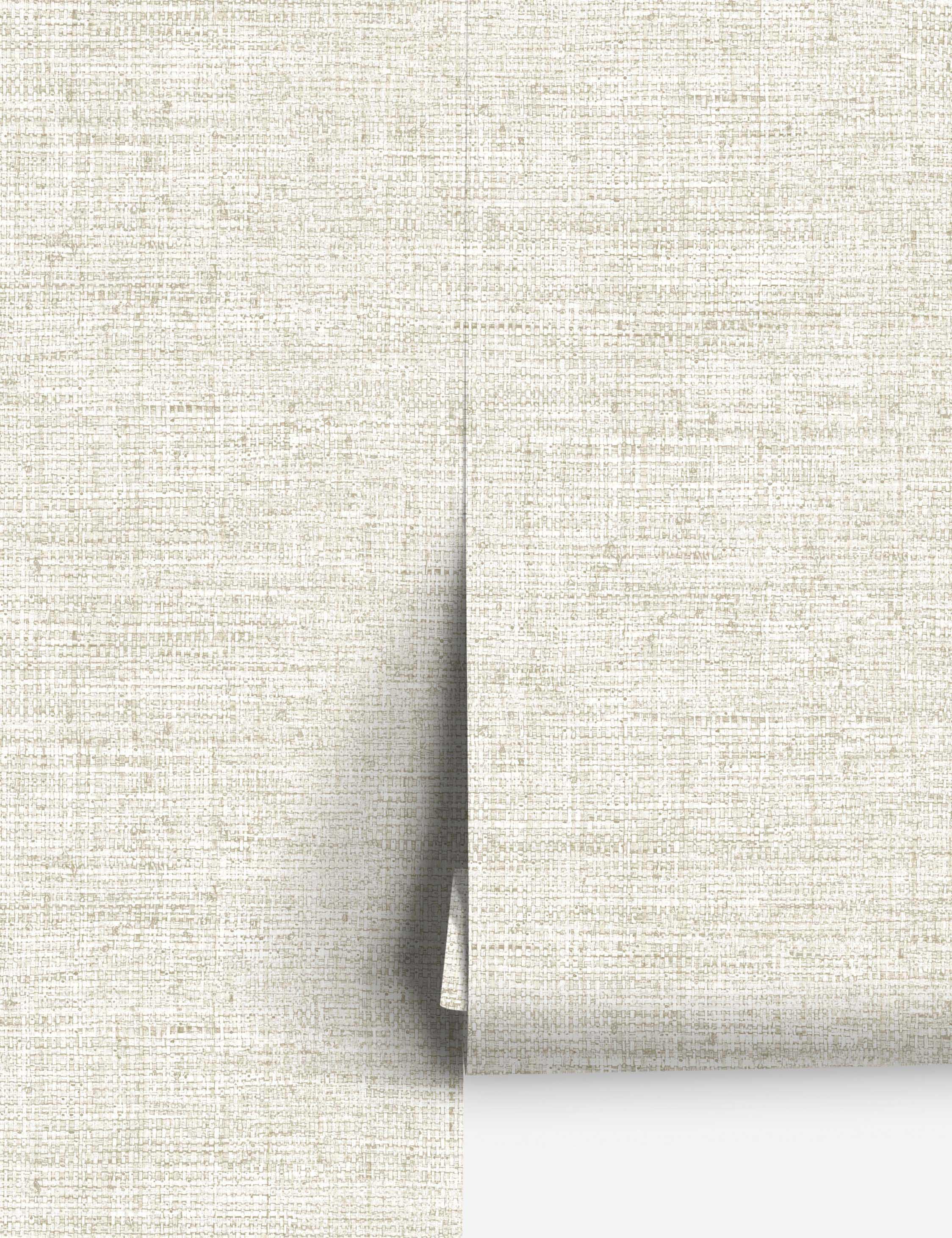 Lulu and Georgia Tessier Faux Grasscloth Wallpaper - view 2