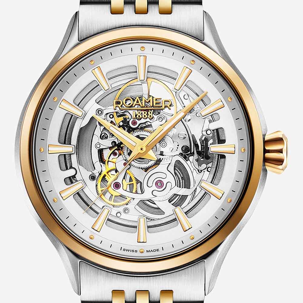 Roamer Competence Skeleton III Silver Dial