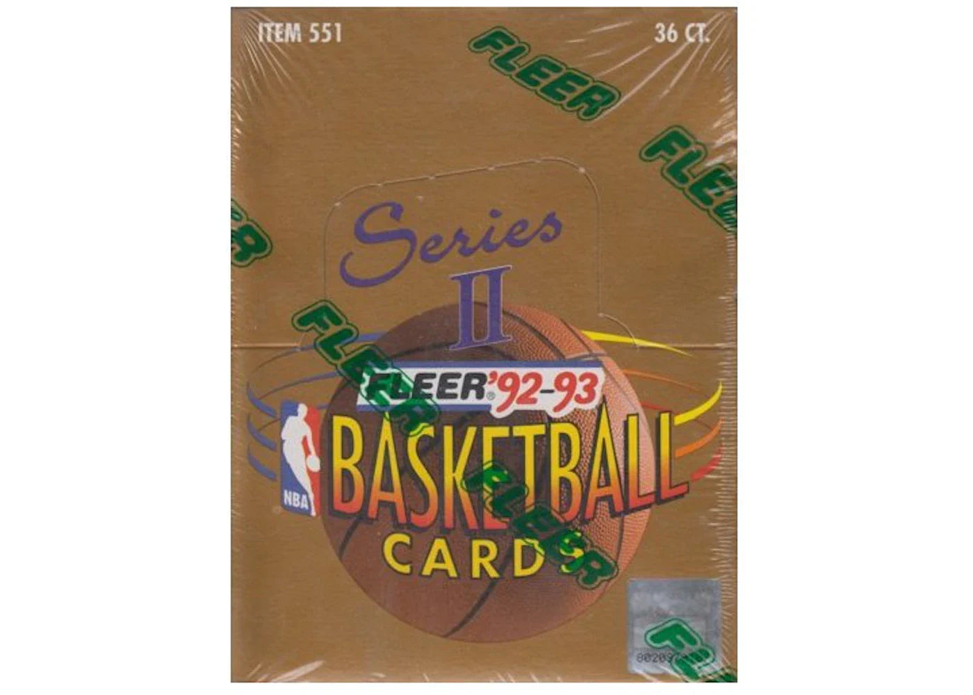 1992-93 Fleer Series 2 Basketball Box