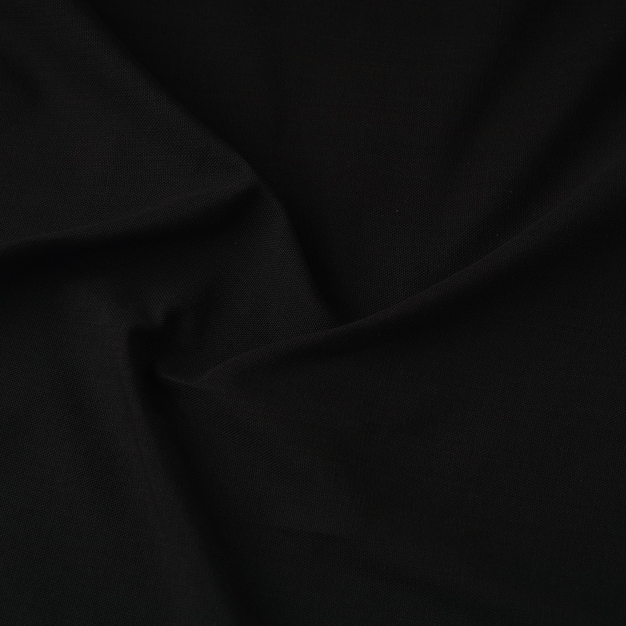 AHA VASTRA HANDLOOM Black - Jhiri Handloom Cotton Plain Fabric 01 - view 3