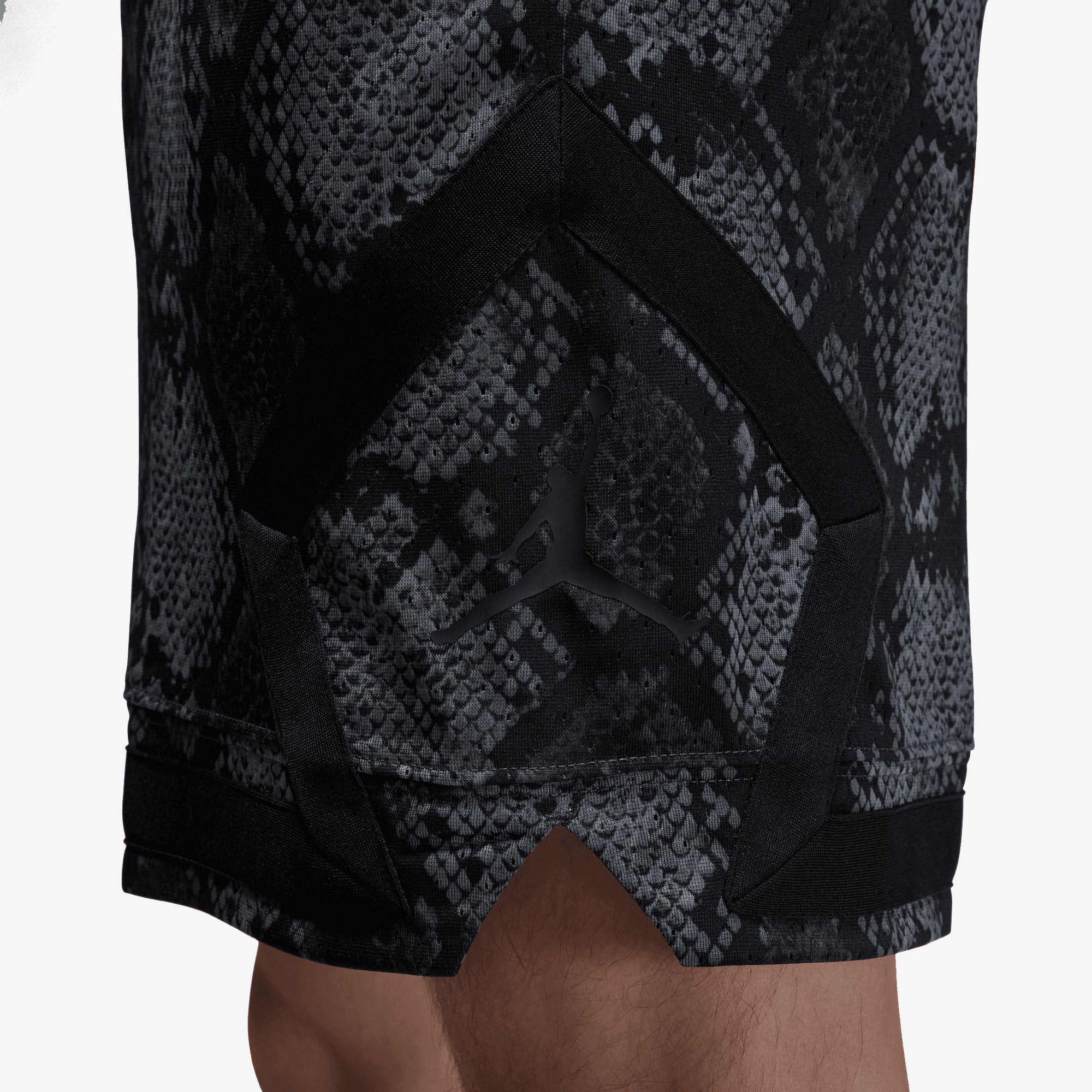 Jordan | Dri-fit Mesh Diamond Shorts { Black/black - view 5