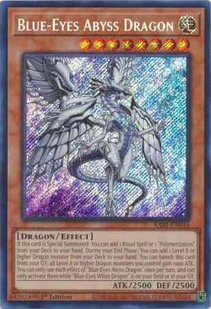 Yu-Gi-Oh! Blue-Eyes Abyss Dragon - RA01-EN016 - Secret Rare - 1st Edition
