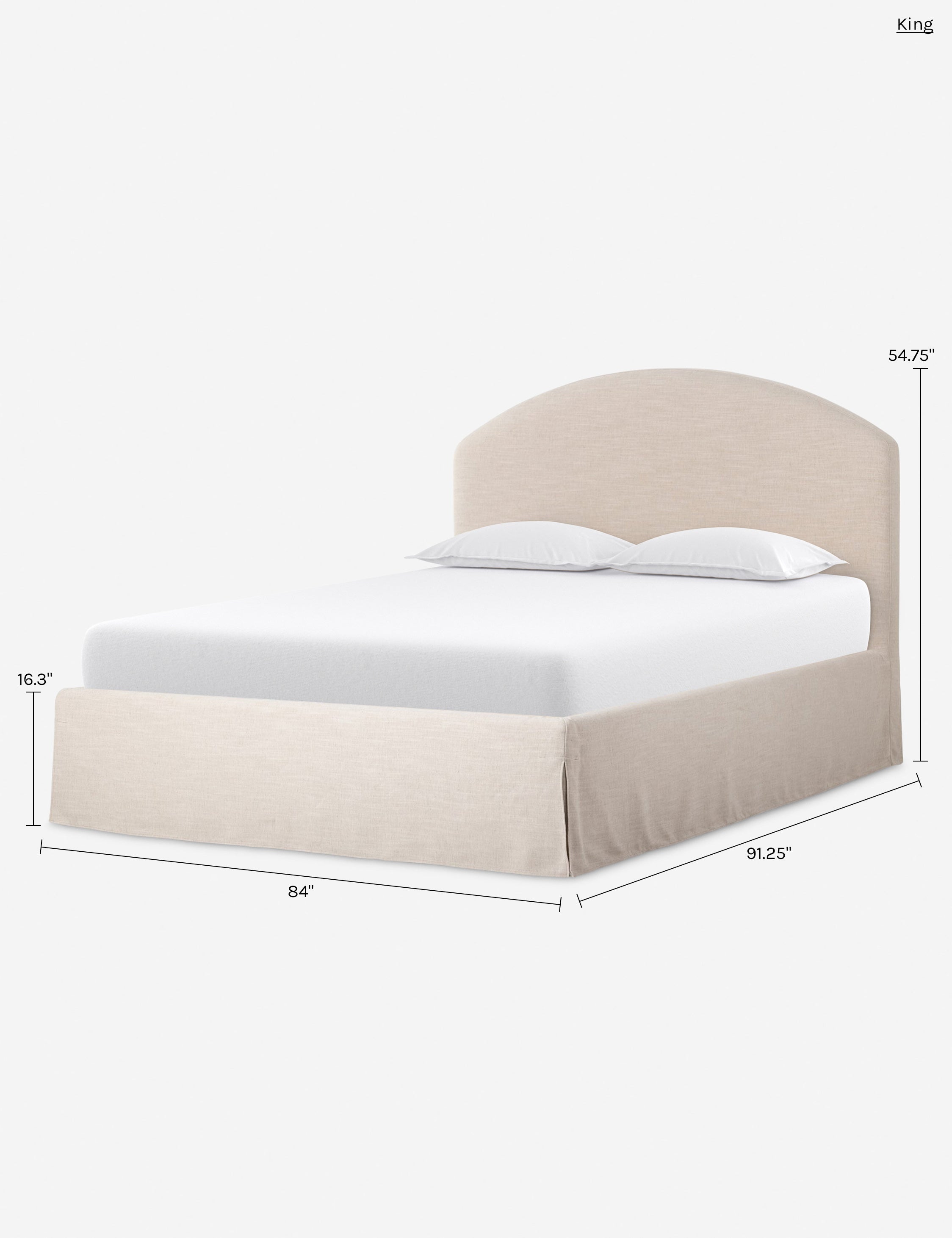 Lulu and Georgia Leyah Slipcover Platform Bed - view 23