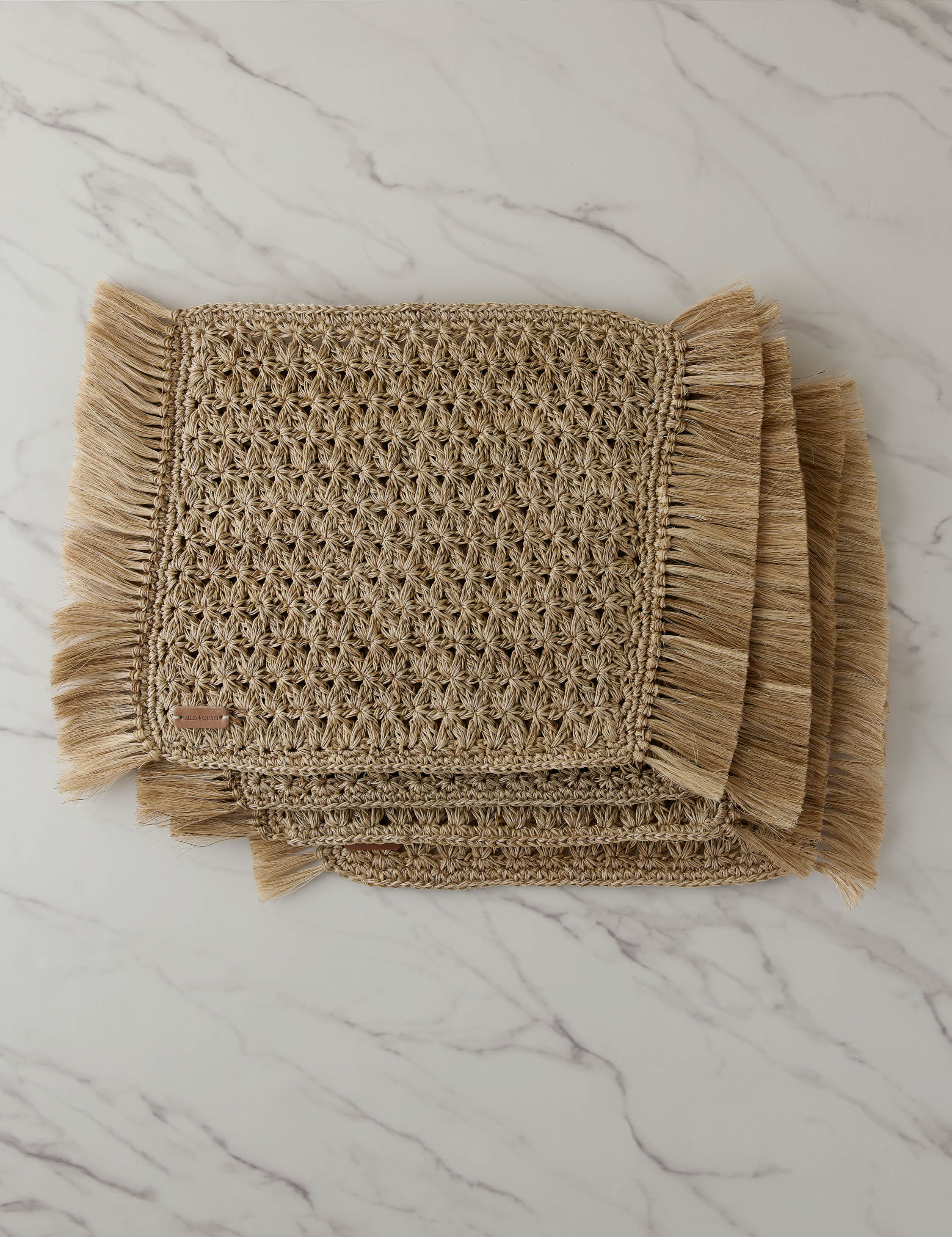 Star placemats set – Lulu and Georgia Star Placemats (Set of 4) by Tallo de Olivo