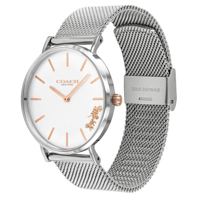 Coach Perry Silver Stainless Steel