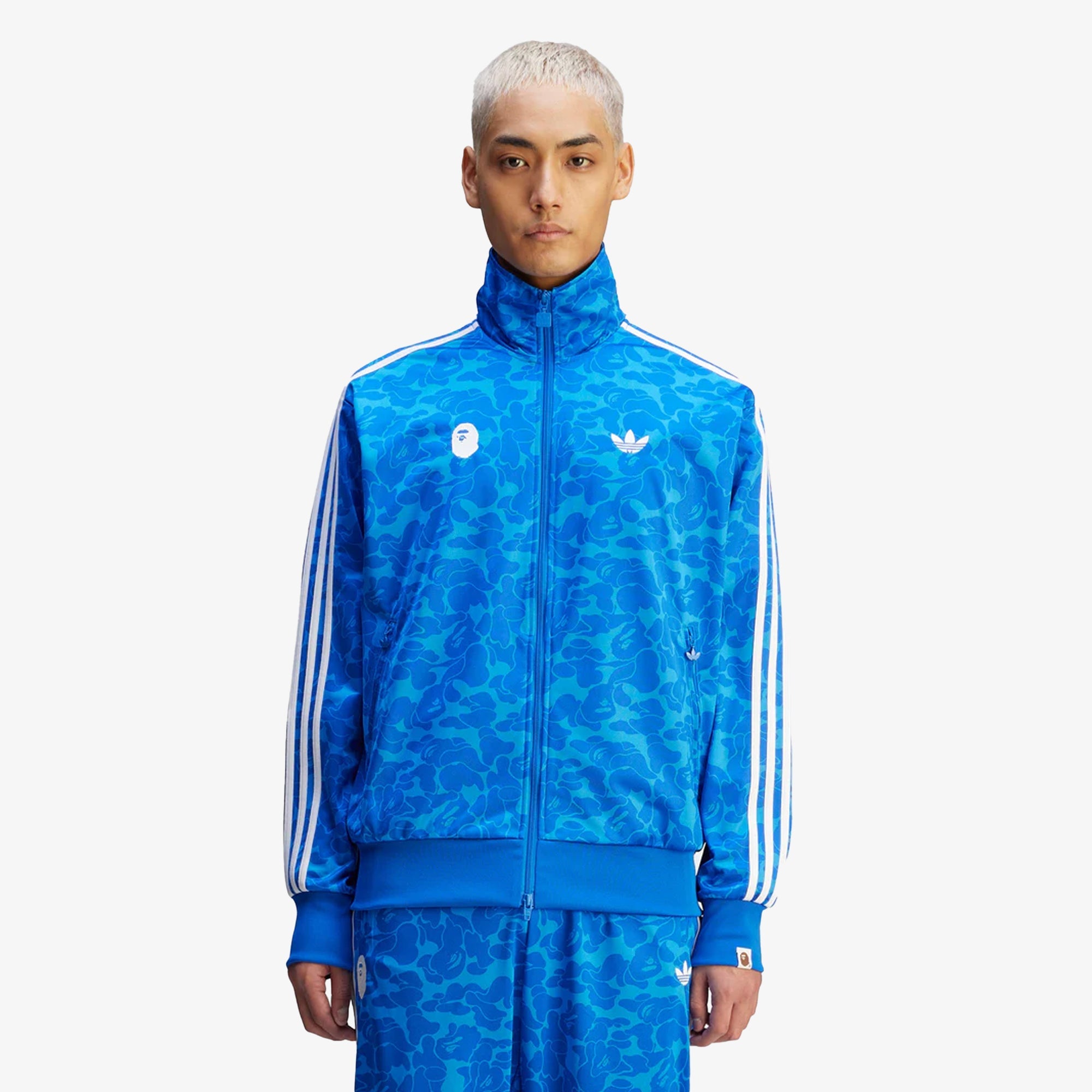 Adidas Originals | Bape Firebird Track Top { Blue