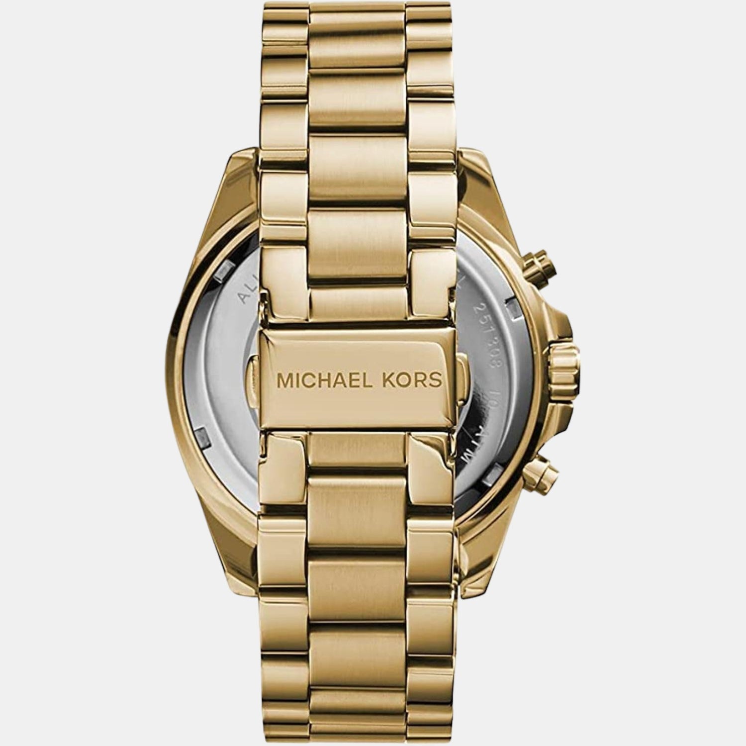 Michael Kors Bradshaw Women Quartz Gold Dial Chronograph Stainless Steel Watch MK5605 - view 3