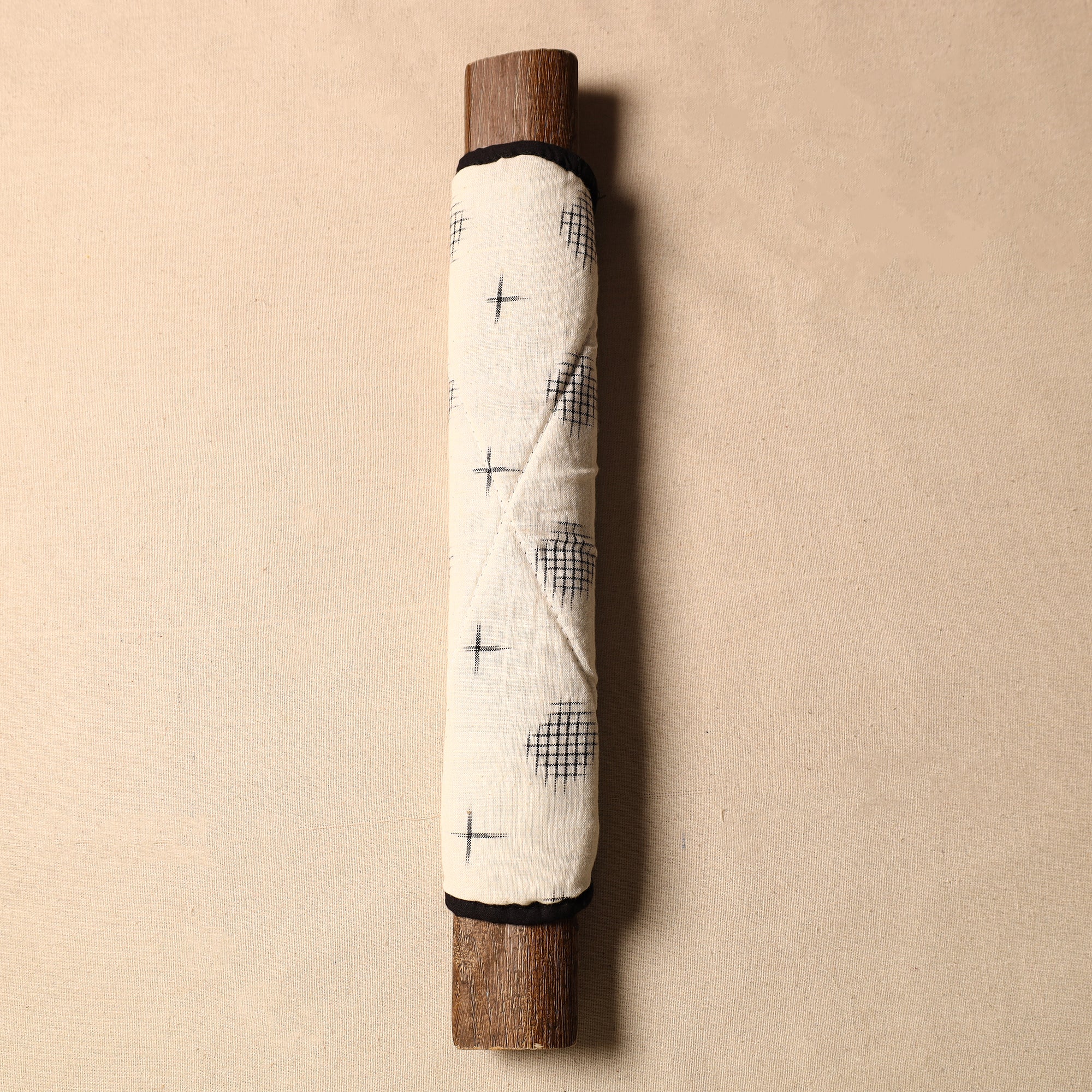 JALPARI Beige - Handmade Cotton Fridge Handle Cover 17