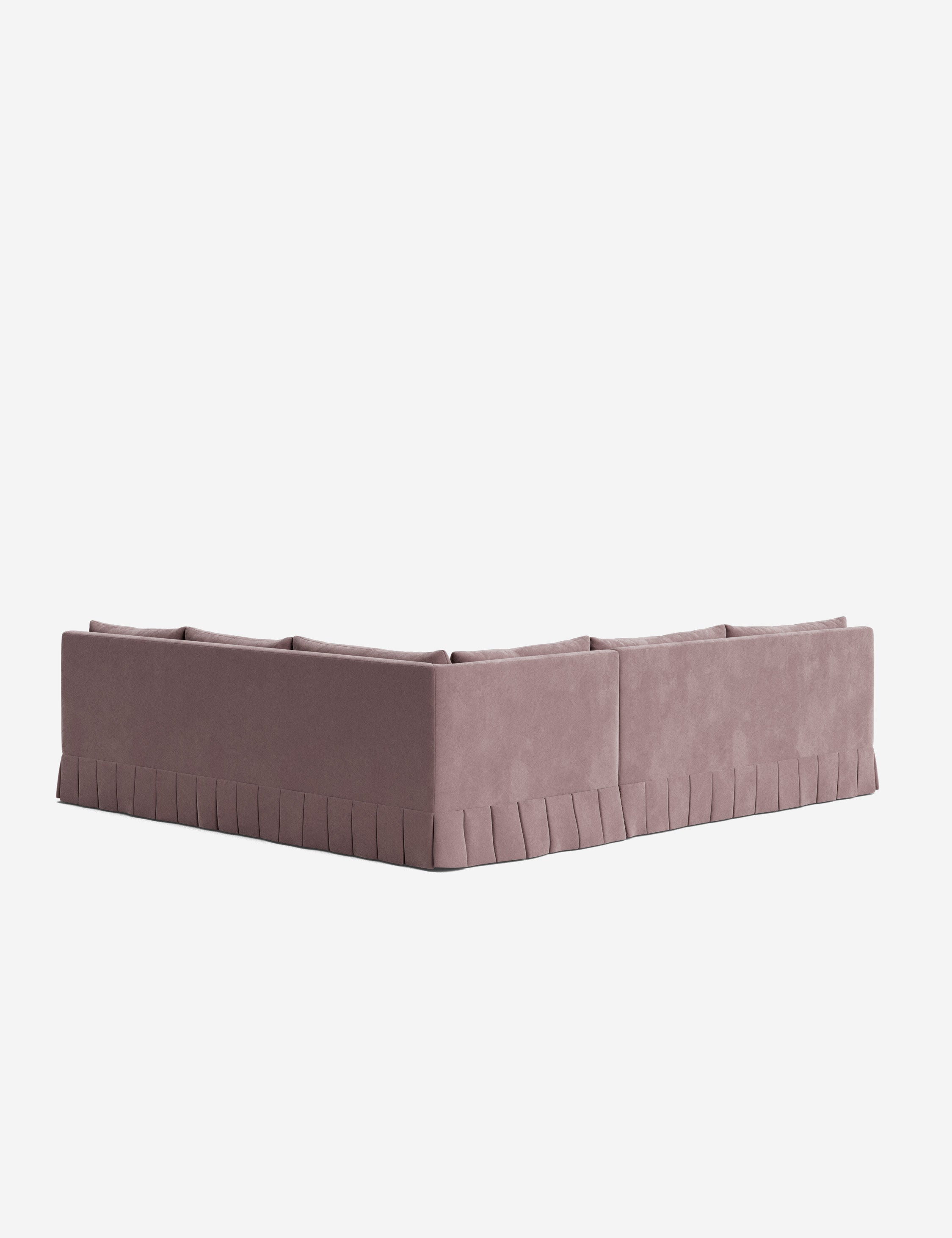 Lulu and Georgia Portola Luxe Depth Pleated Corner Sectional Sofa - view 169
