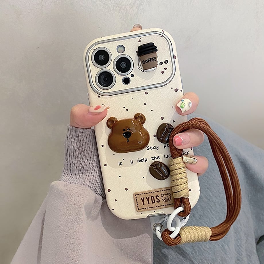 Peeperly Graffiti Lovable Bear Case with Charm