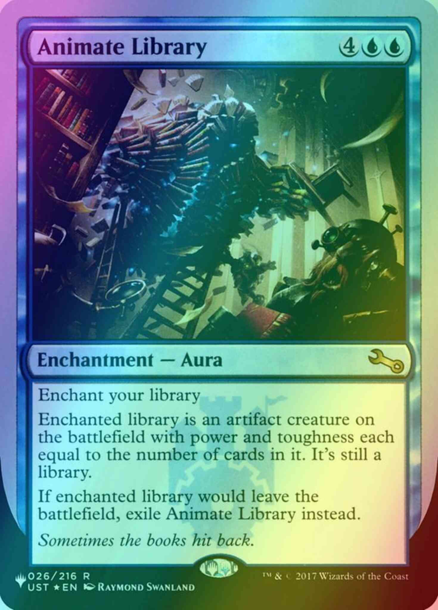 Animate library 11 – Magic Animate Library [11] [UST Set Symbol] [The List: Unfinity Foil Edition] [Foil]