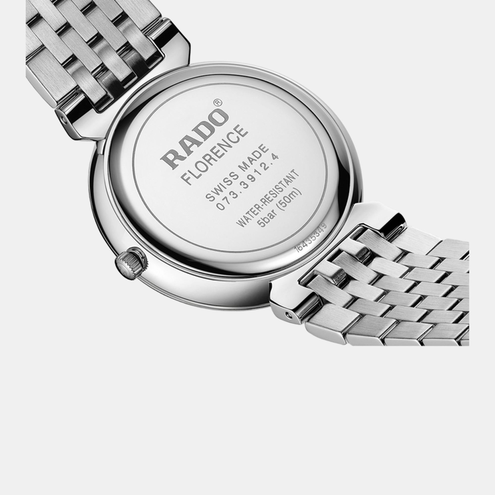 Rado Florence Unisex Quartz Black Dial Analog Stainless Steel Watch R48912733 - view 3