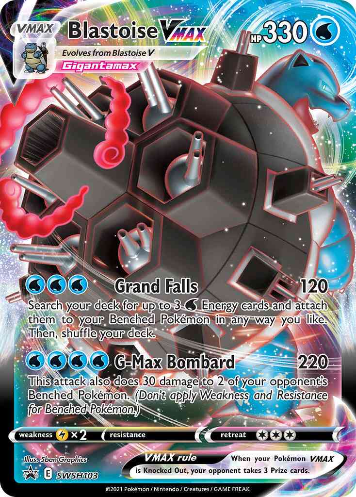Promo swshp-swsh103 ultra – Pokémon Blastoise VMAX - SWSH103 - Promo [swshp-SWSH103] [Ultra]