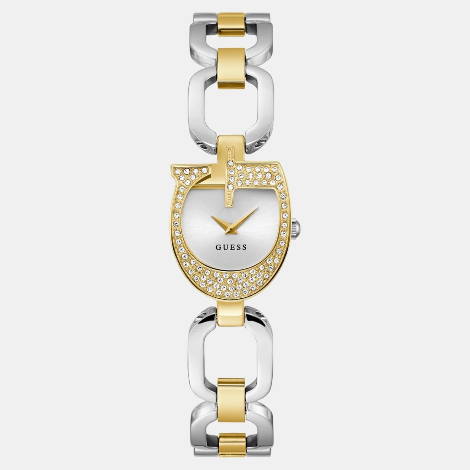 Guess Bejeweled Men Quartz Silver Dial Analog Stainless Steel Watch GW0683L6 - view 2