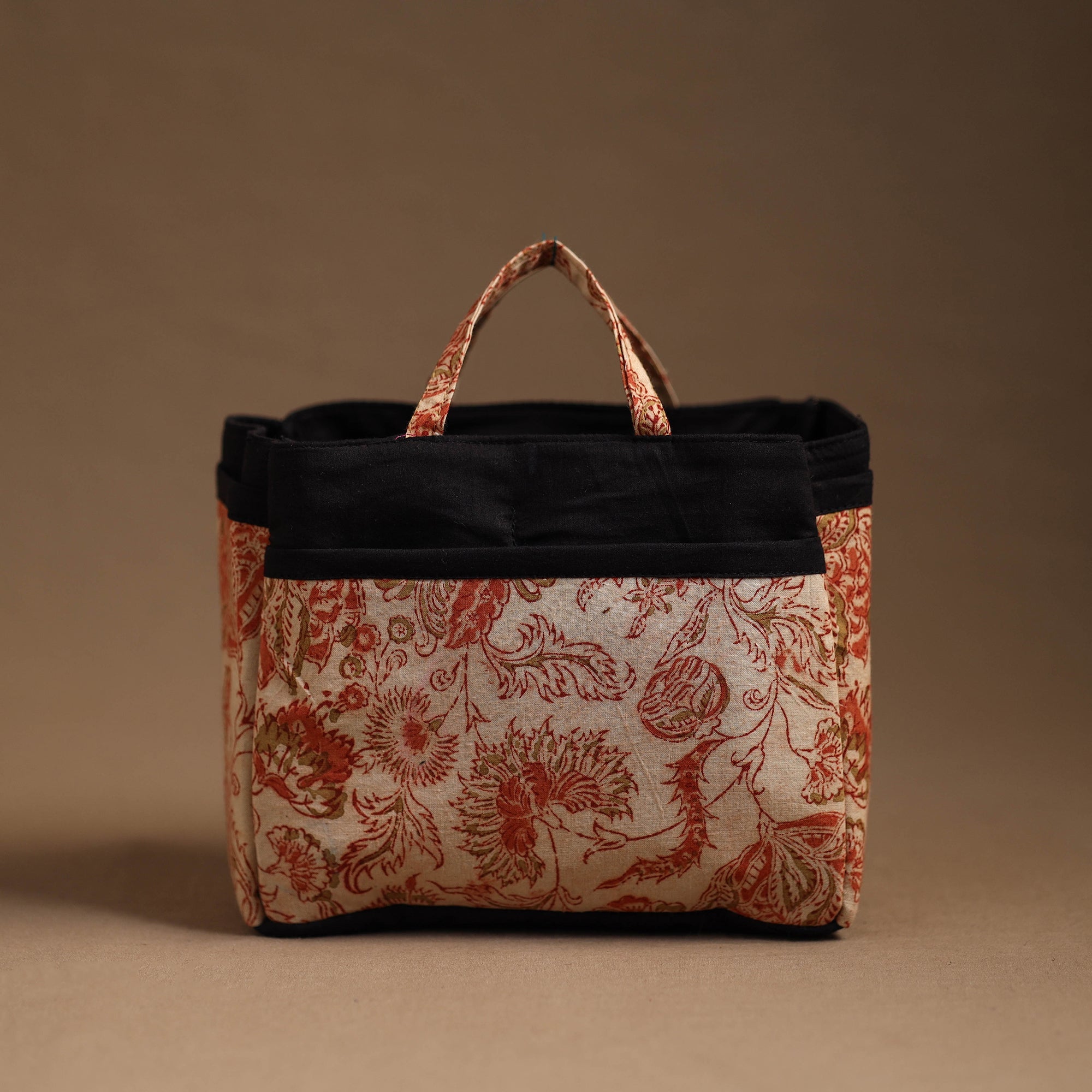 NOORI BAZAR Beige - Handmade Cotton Multipurpose Cosmetic/Toiletry Bag 05
