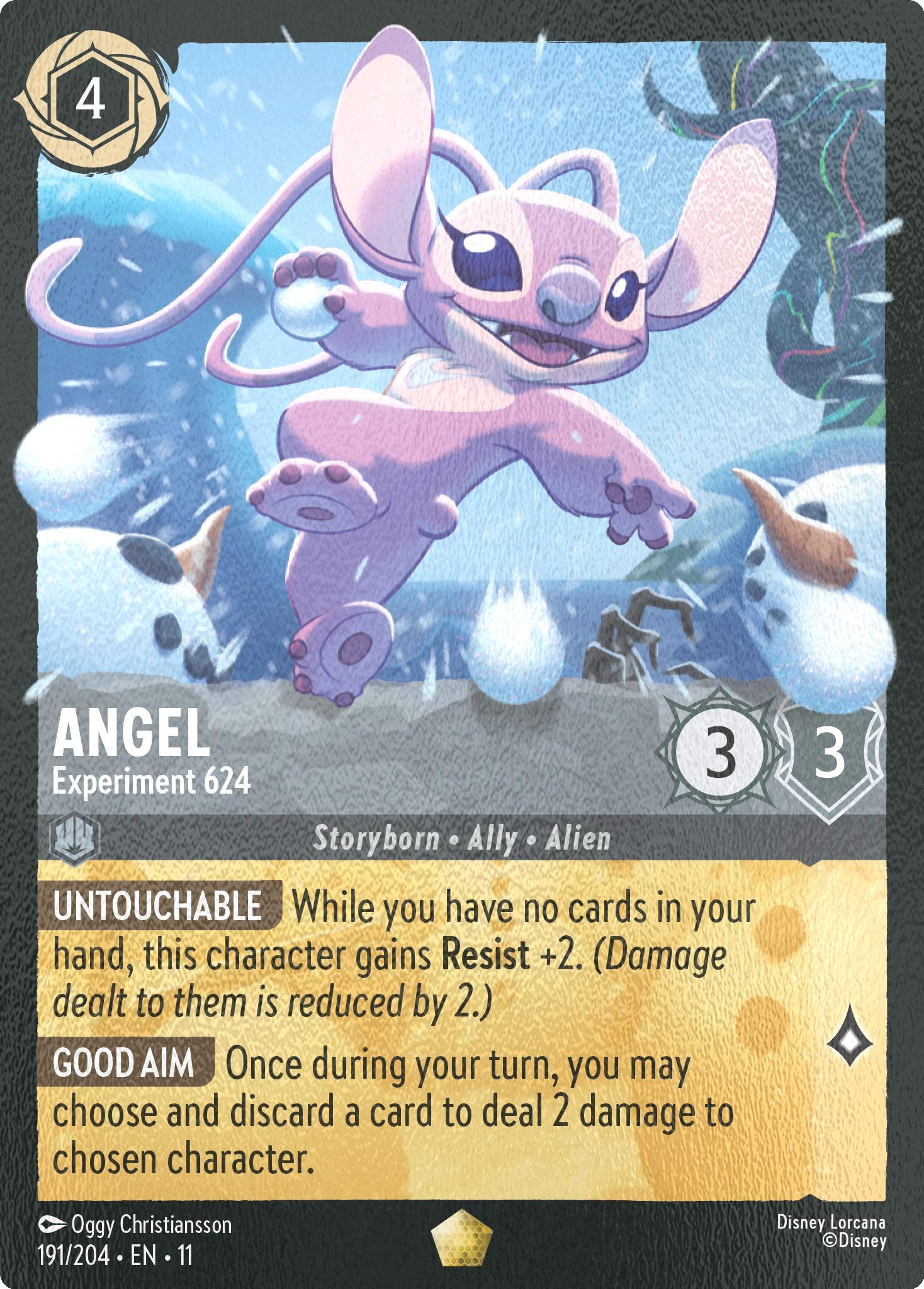 204 winterspell cold – Lorcana Angel - Experiment 624 - 191/204 [Winterspell] [Cold Foil]