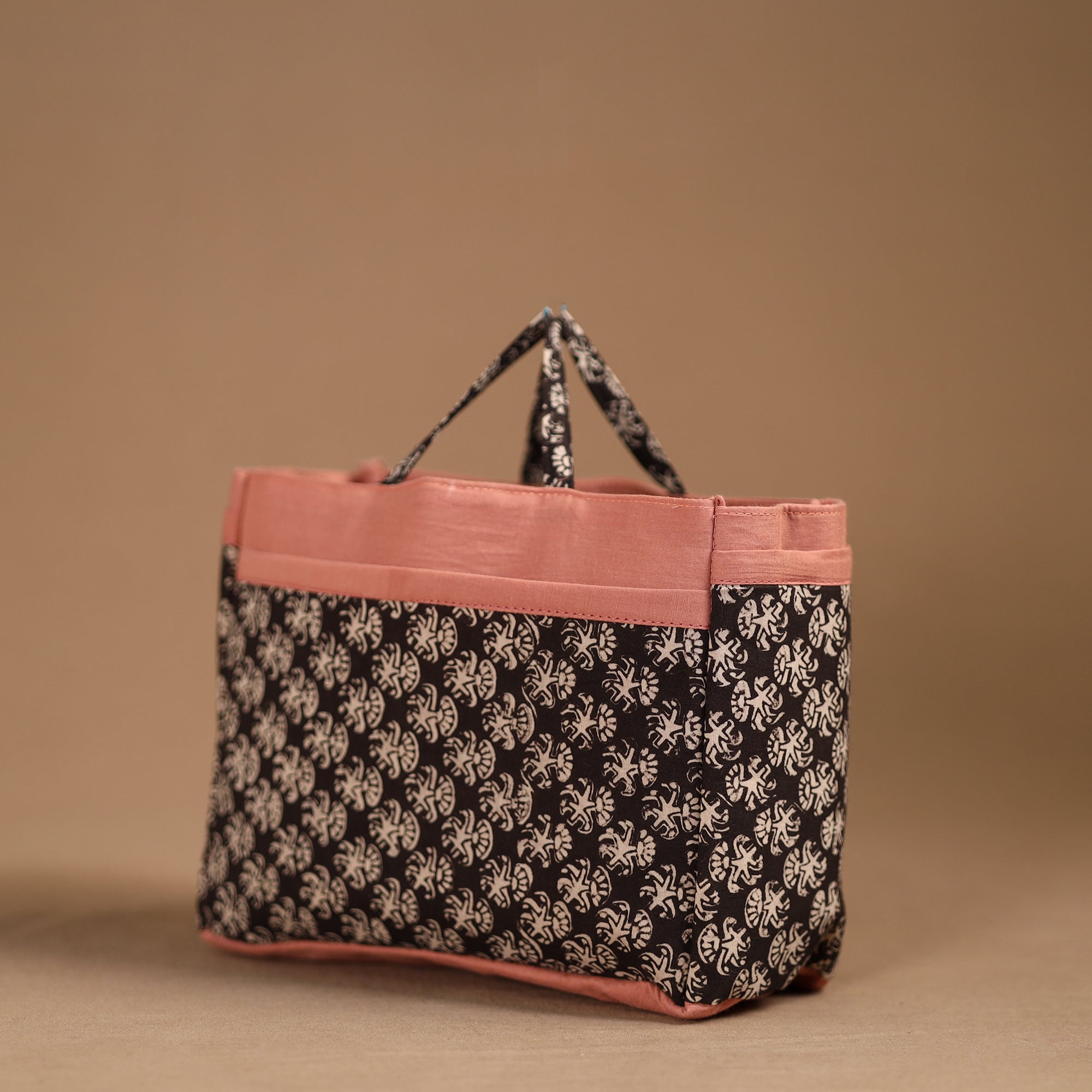 NOORI BAZAR Black - Handmade Cotton Multipurpose Cosmetic/Toiletry Bag 05 - view 2