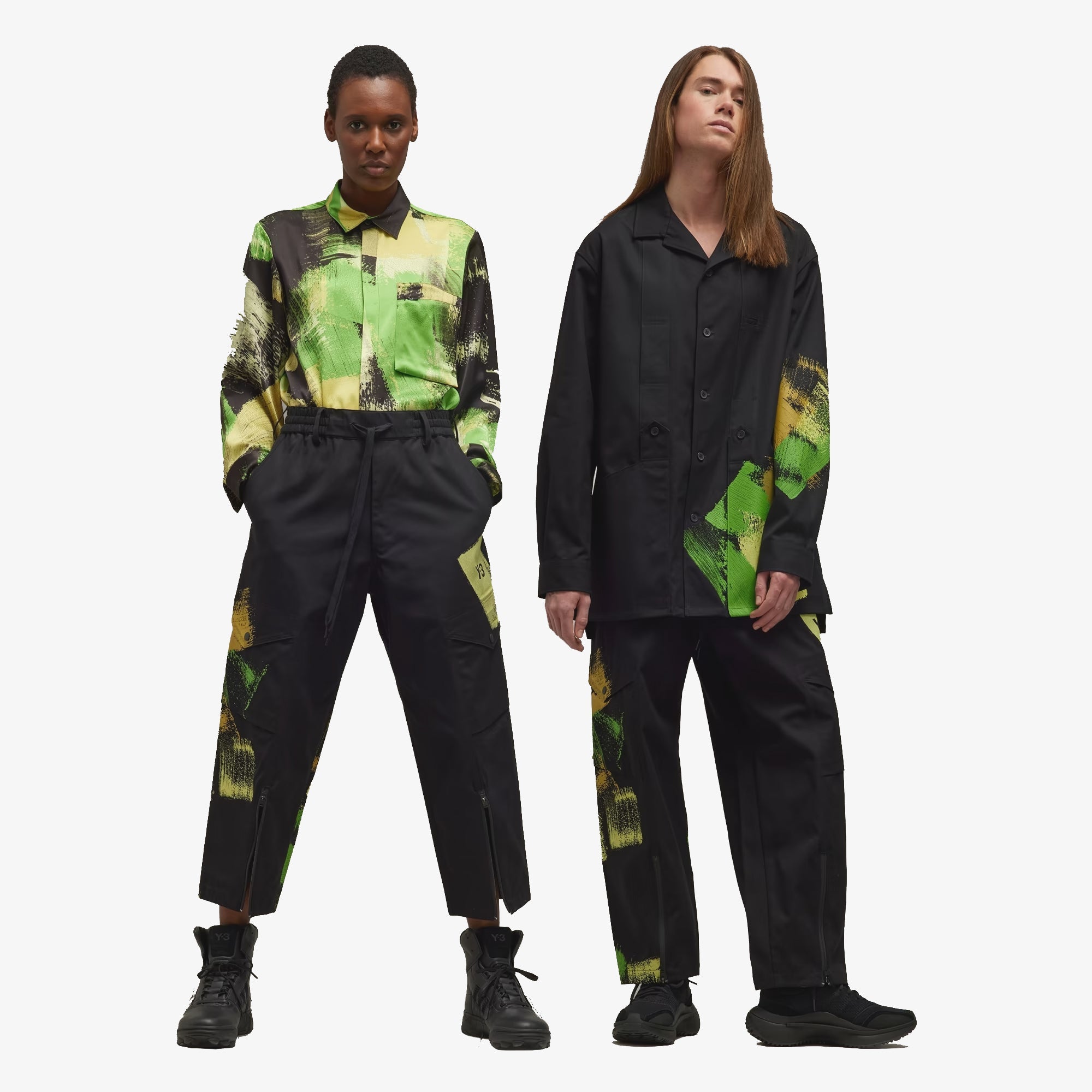 Y-3 | Graphic Workwear Pants { Black - view 2