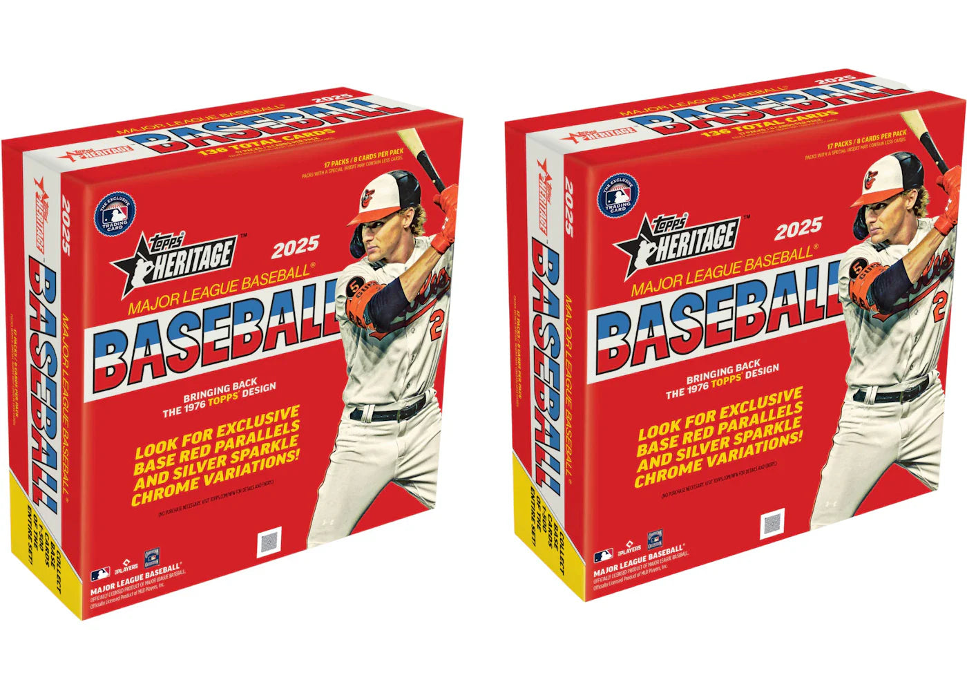 2025 Topps Heritage Baseball Mega Box 2x Lot