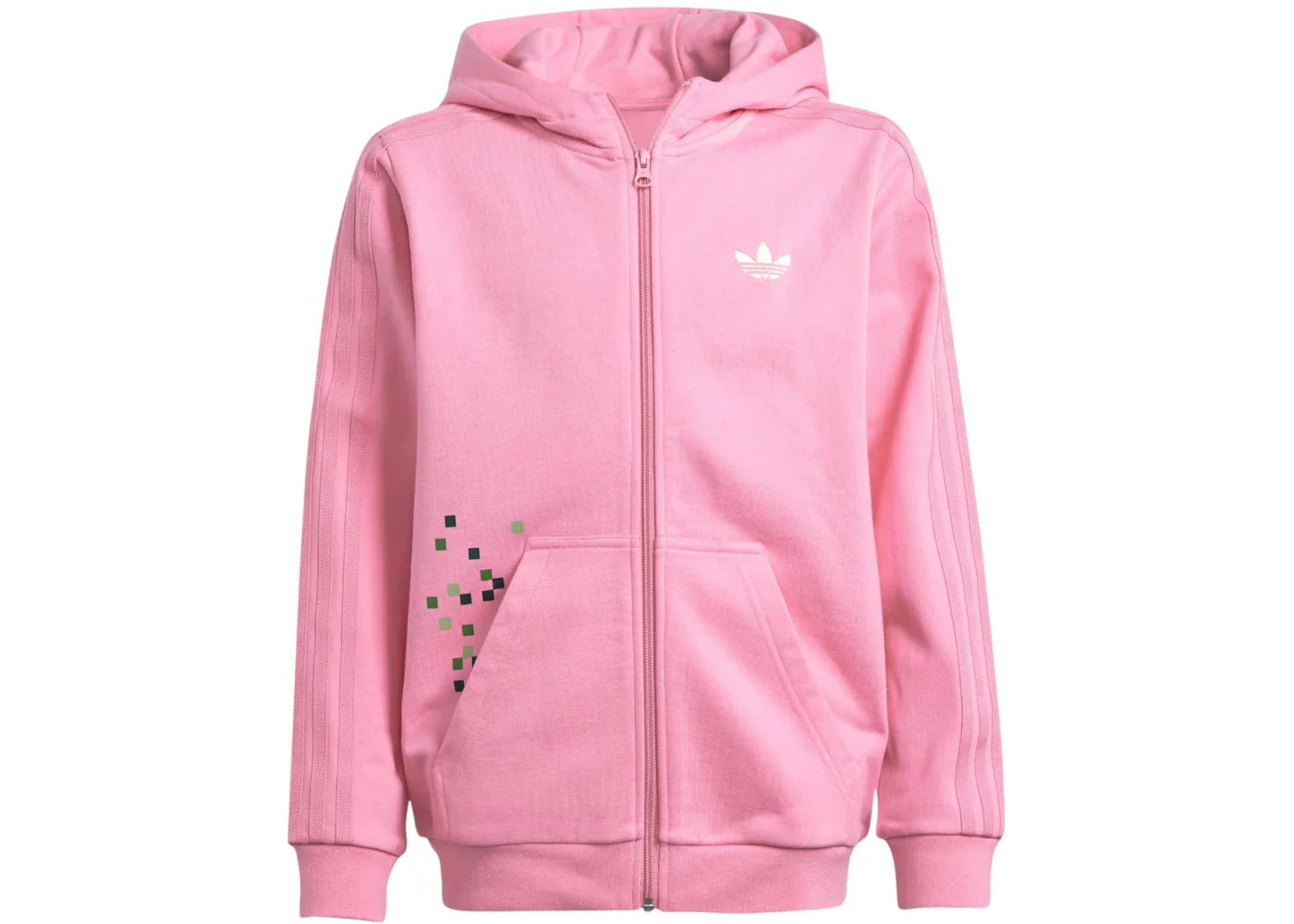 adidas Originals x Minecraft Kids Graphic Hoodie Bliss Pink
