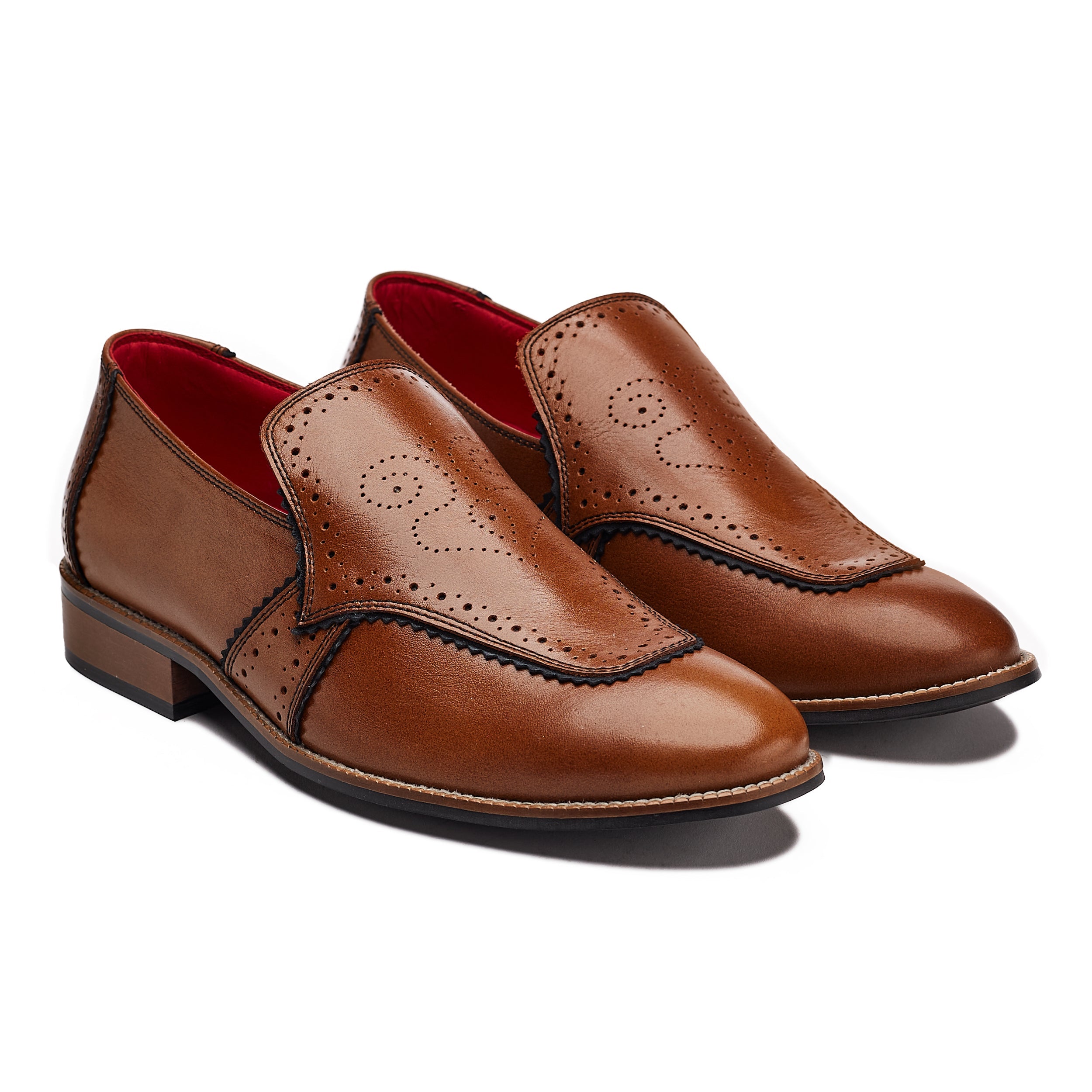 Banjaaran Studio Wazir Loafers Men – Cedar