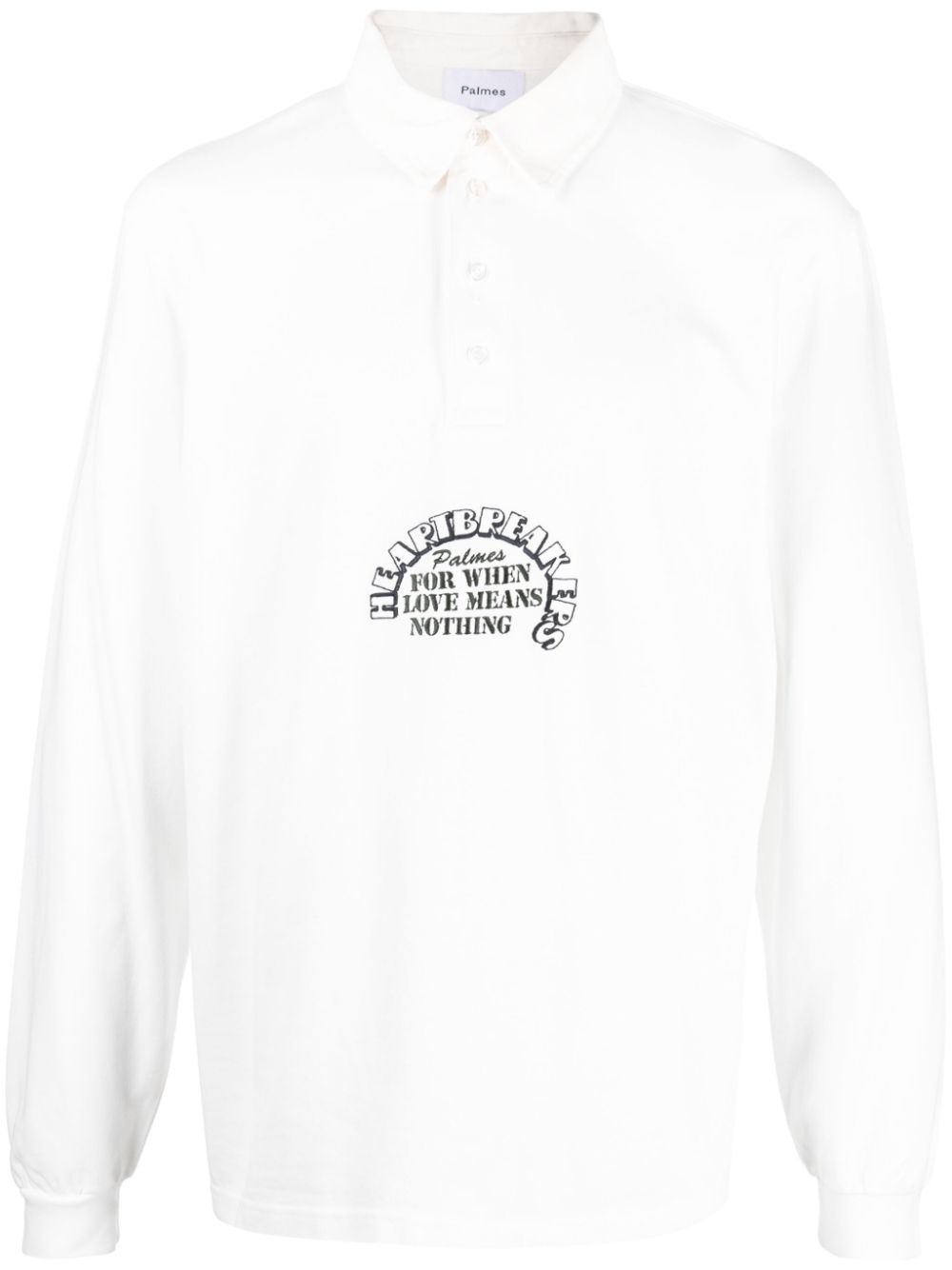Palmes Logo organic cotton shirt – Organic cotton 100%