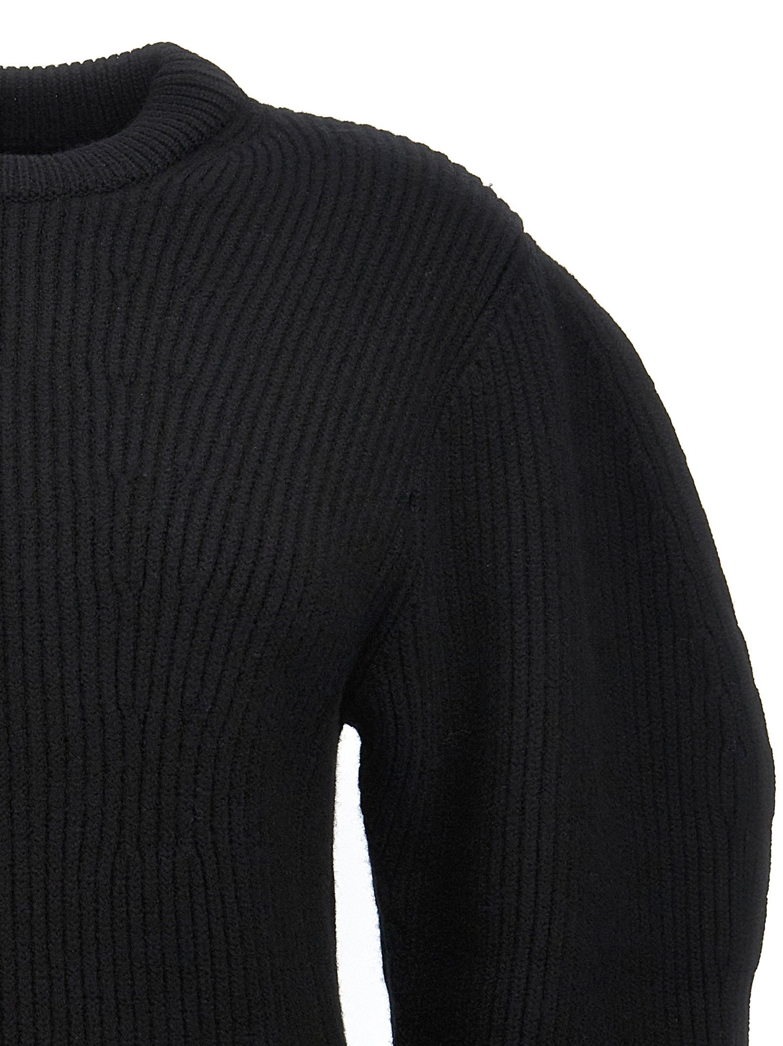 Jil Sander Ribbed Sweater – 100% wool - view 3