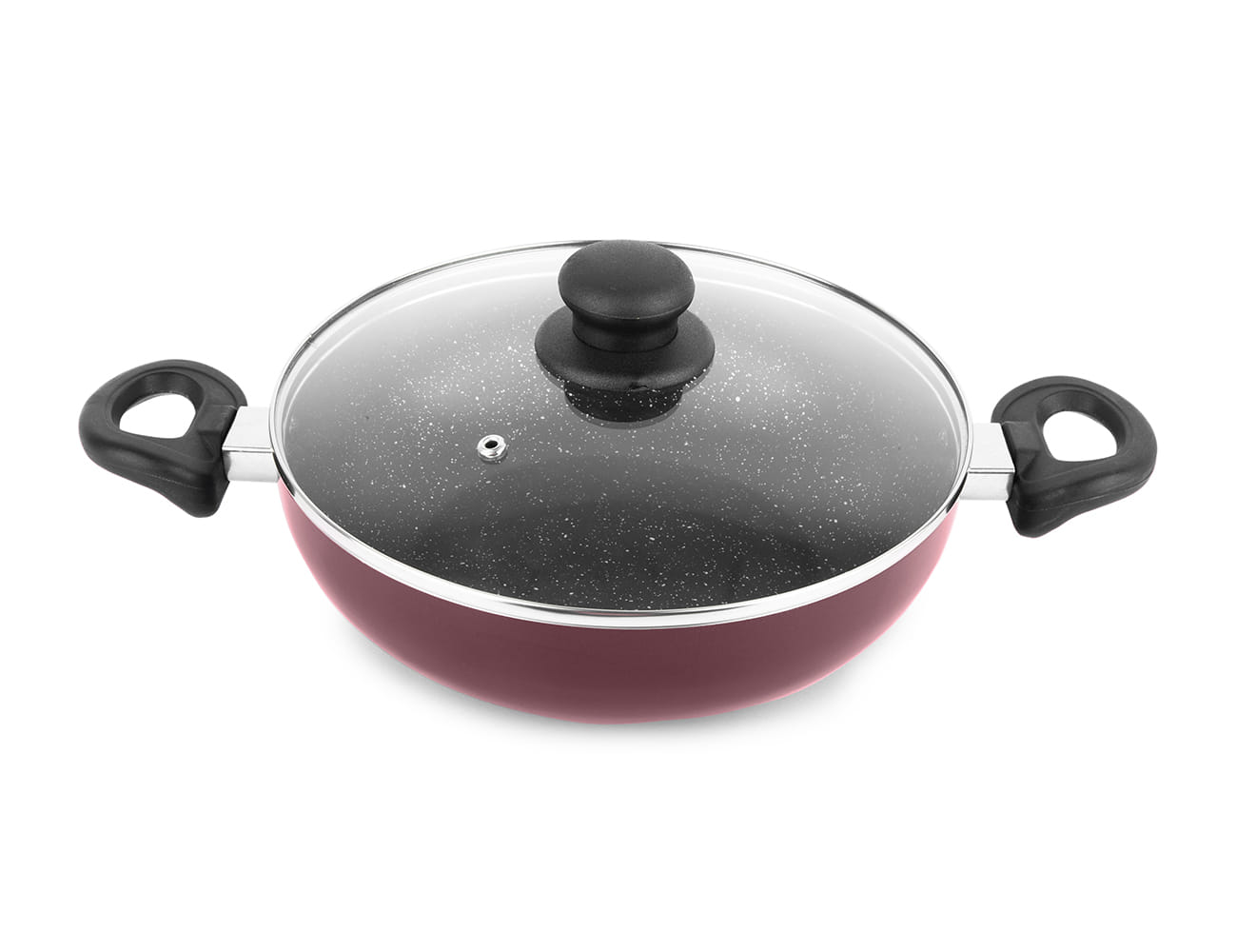 New My Kitchen 2Pc Set,Burgundy(Fp 24Cm & Kd 24Cm With Lid) (Milton Procook) - view 2