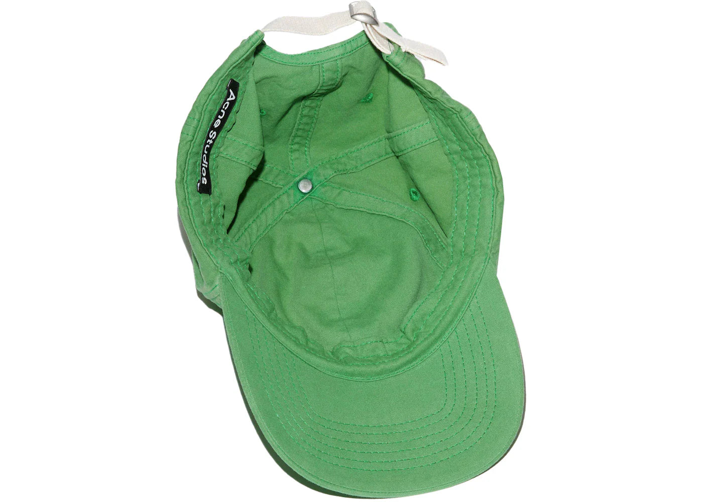 Acne Studios Face Logo Baseball 6-Panel Cap Green - view 2
