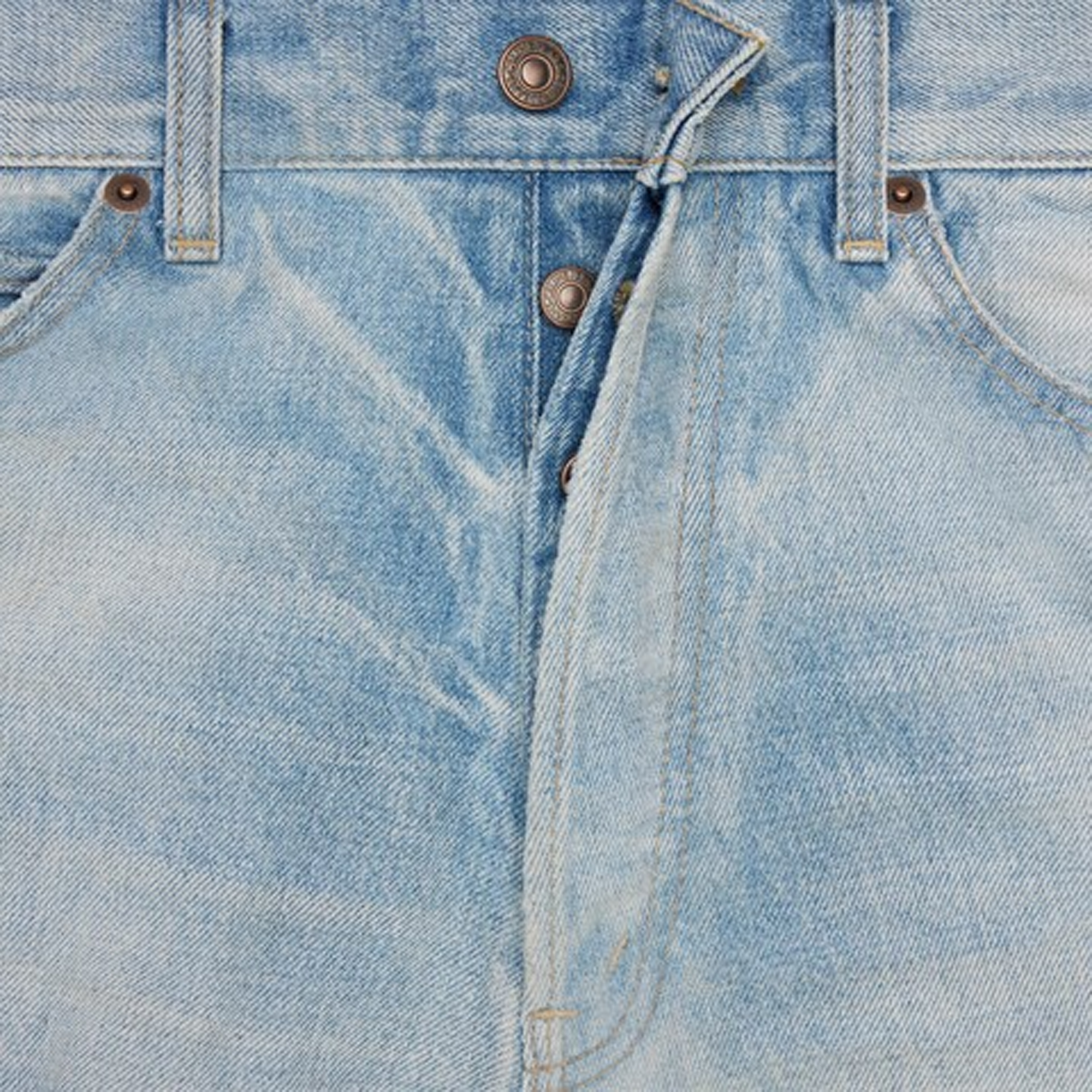 Celine Wesley Jeans in Eastside Distressed Denim - view 2