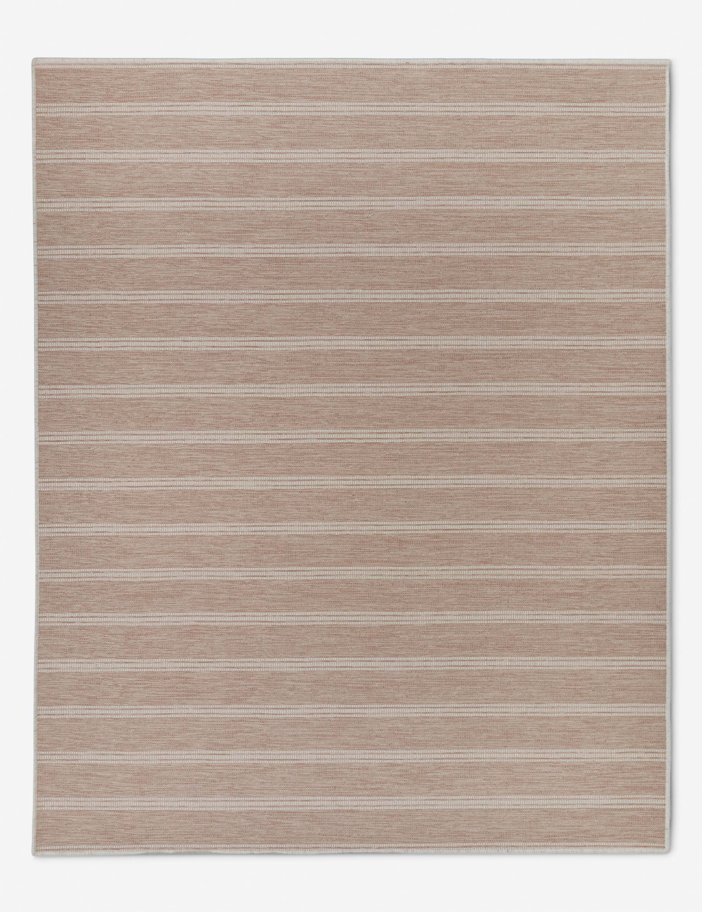 Lulu and Georgia Custom Cheyenne Flatweave Wool Rug, Rose - view 2