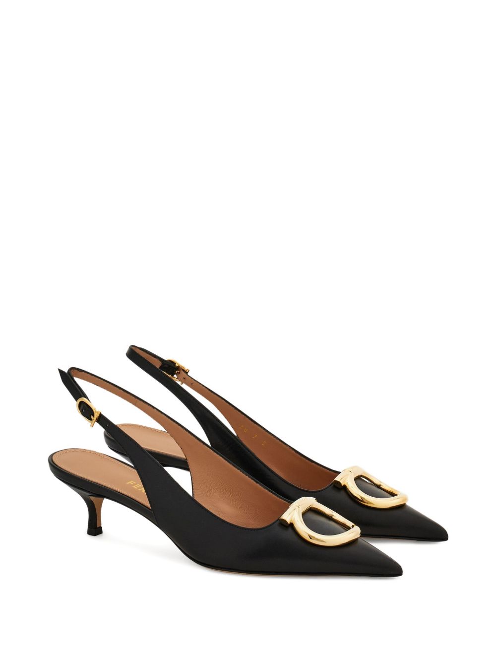 Ferragamo With Heel BLACK – Upper: 100% Goat - view 2