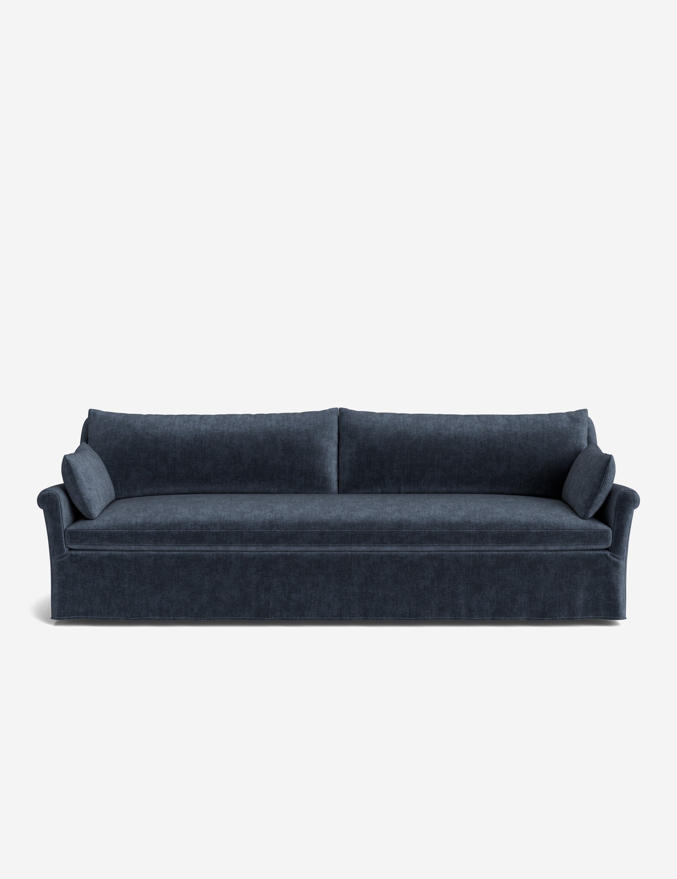 Lulu and Georgia Portola Rolled Arm Slipcover Sofa - view 9